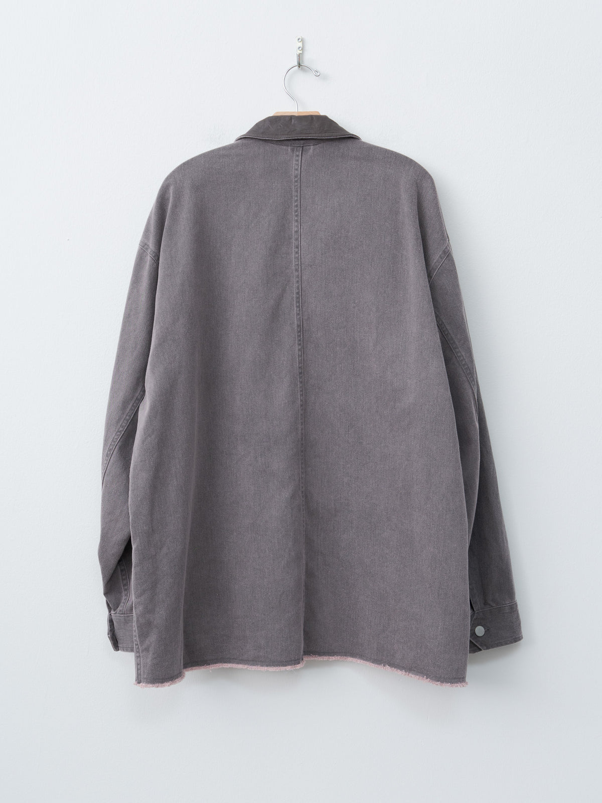 Namu Shop - Yoke Cotton Cut-Off Coverall Jacket - Dusty Pink