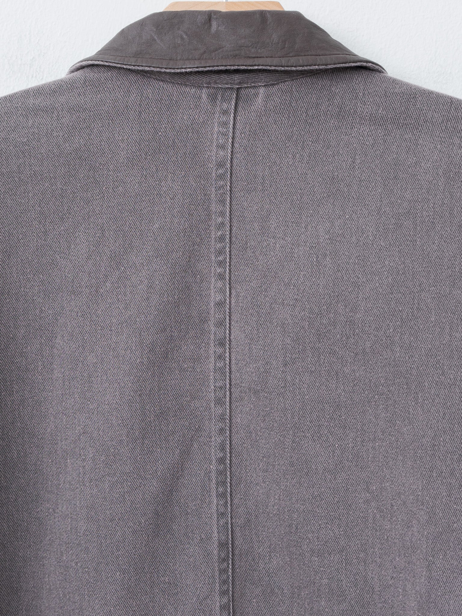 Namu Shop - Yoke Cotton Cut-Off Coverall Jacket - Dusty Pink