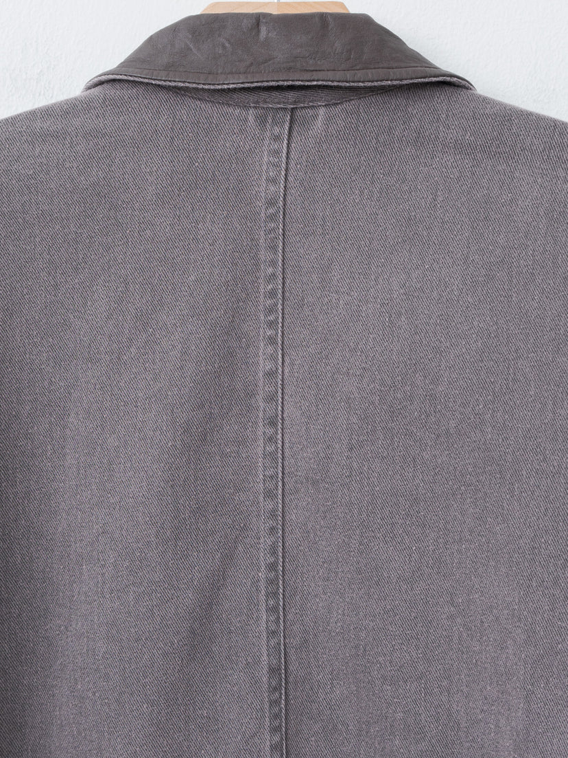 Namu Shop - Yoke Cotton Cut-Off Coverall Jacket - Dusty Pink
