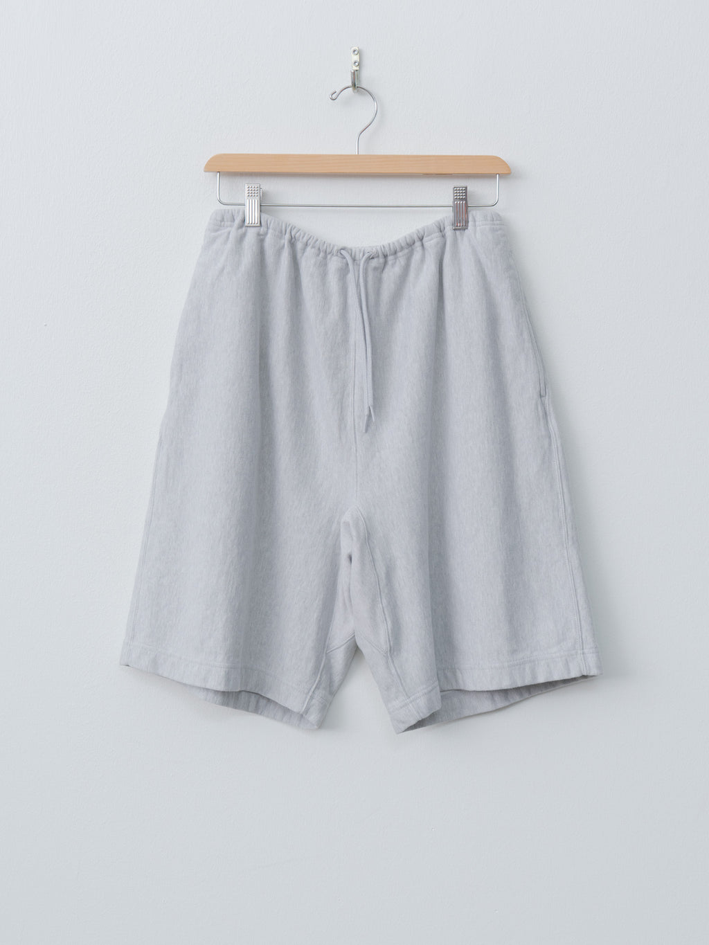Namu Shop - Blurhms Thin-Sweat Shorts - Heather White