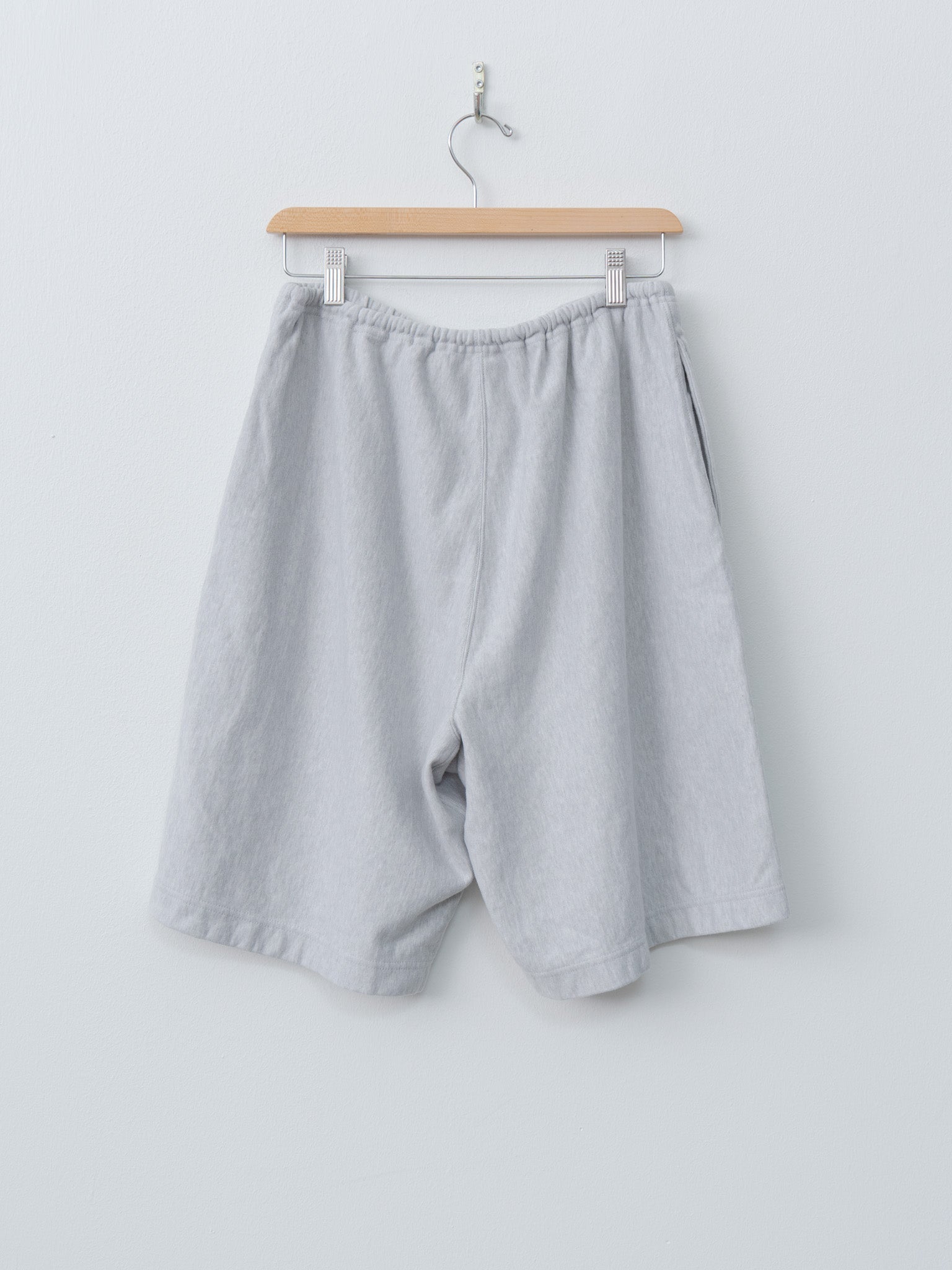 Namu Shop - Blurhms Thin-Sweat Shorts - Heather White