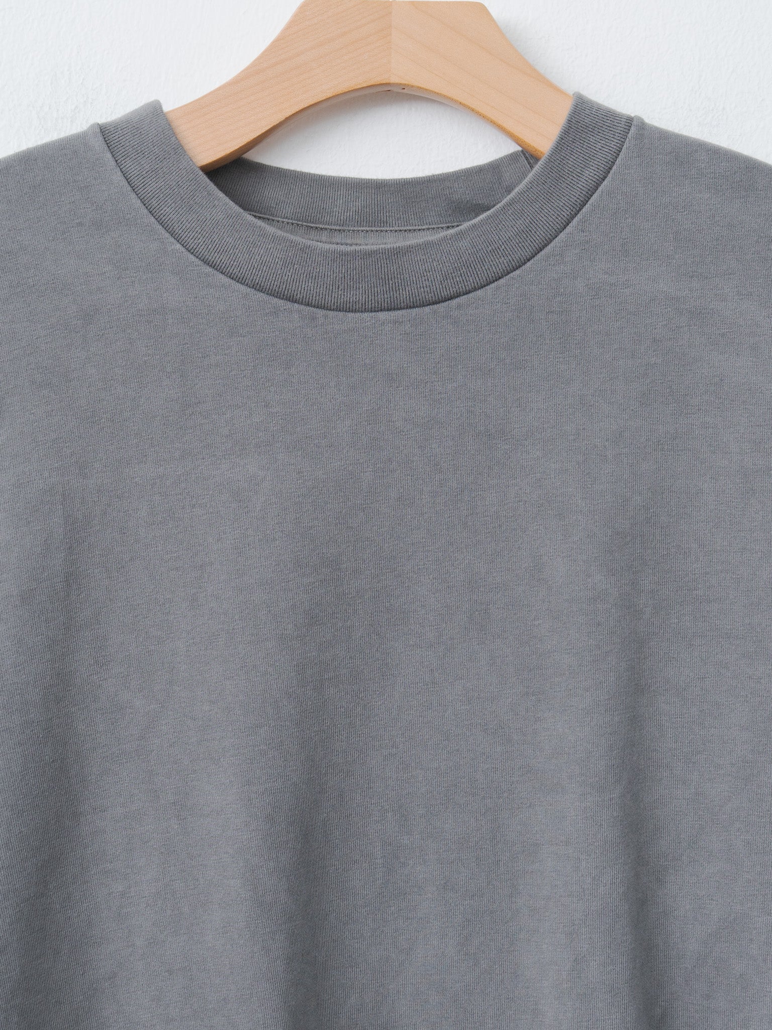 Namu Shop - Blurhms Hollow Yarn Plain Tee - Fade Black
