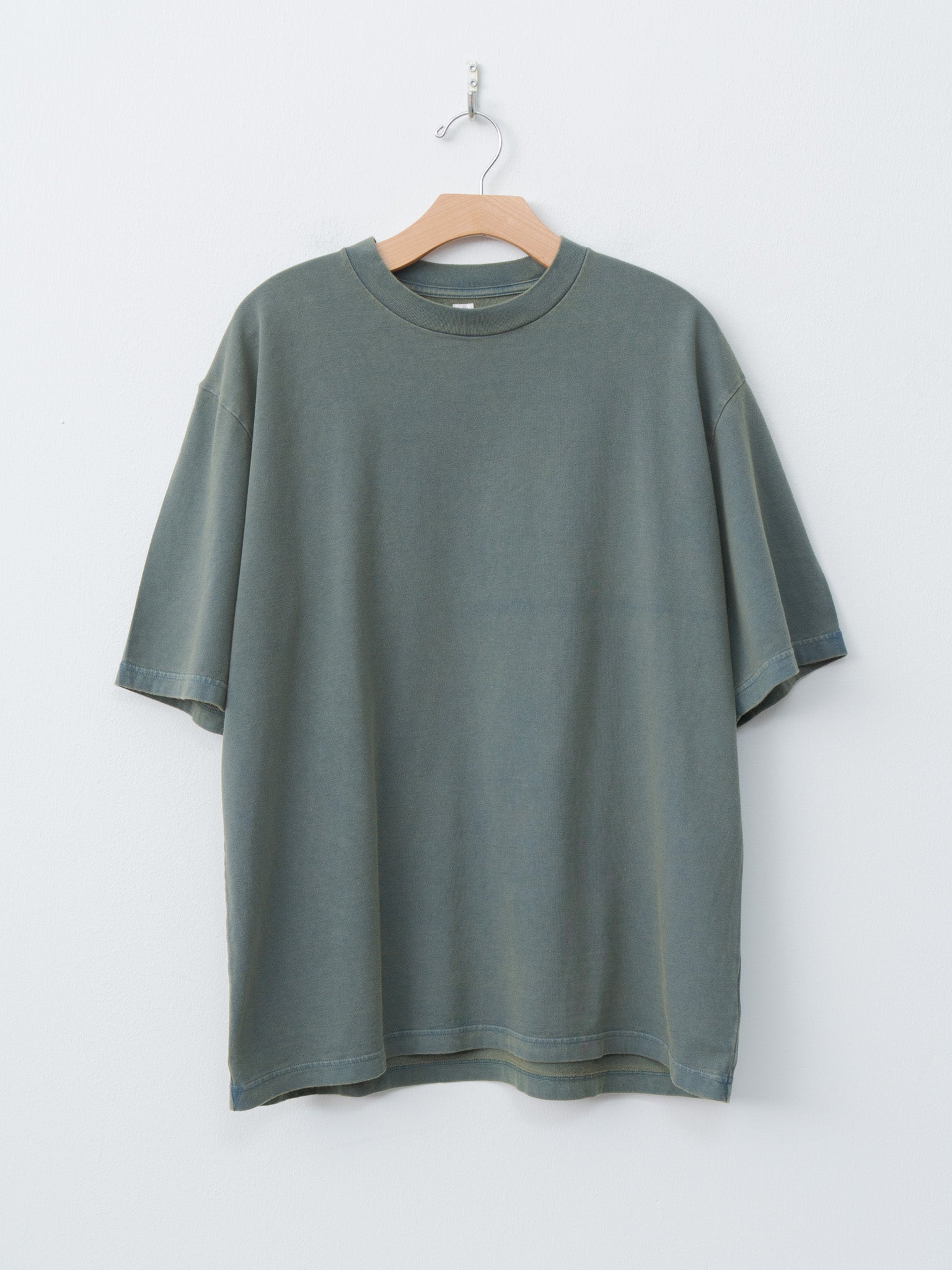 Namu Shop - Blurhms Hollow Yarn Plain Tee - Fade Green