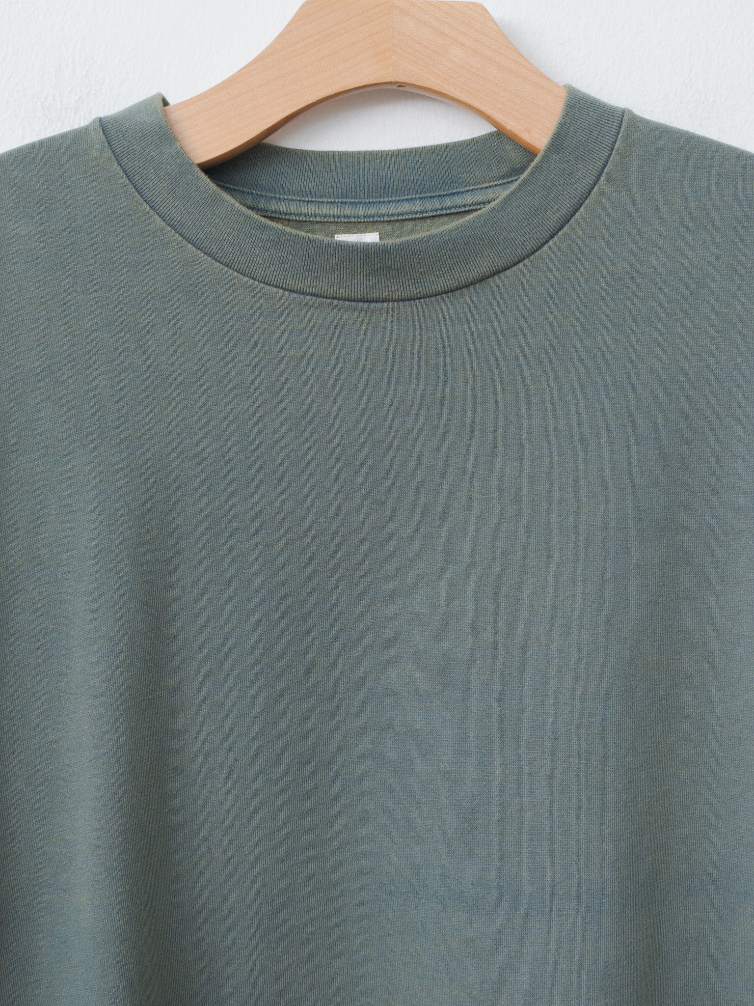 Namu Shop - Blurhms Hollow Yarn Plain Tee - Fade Green