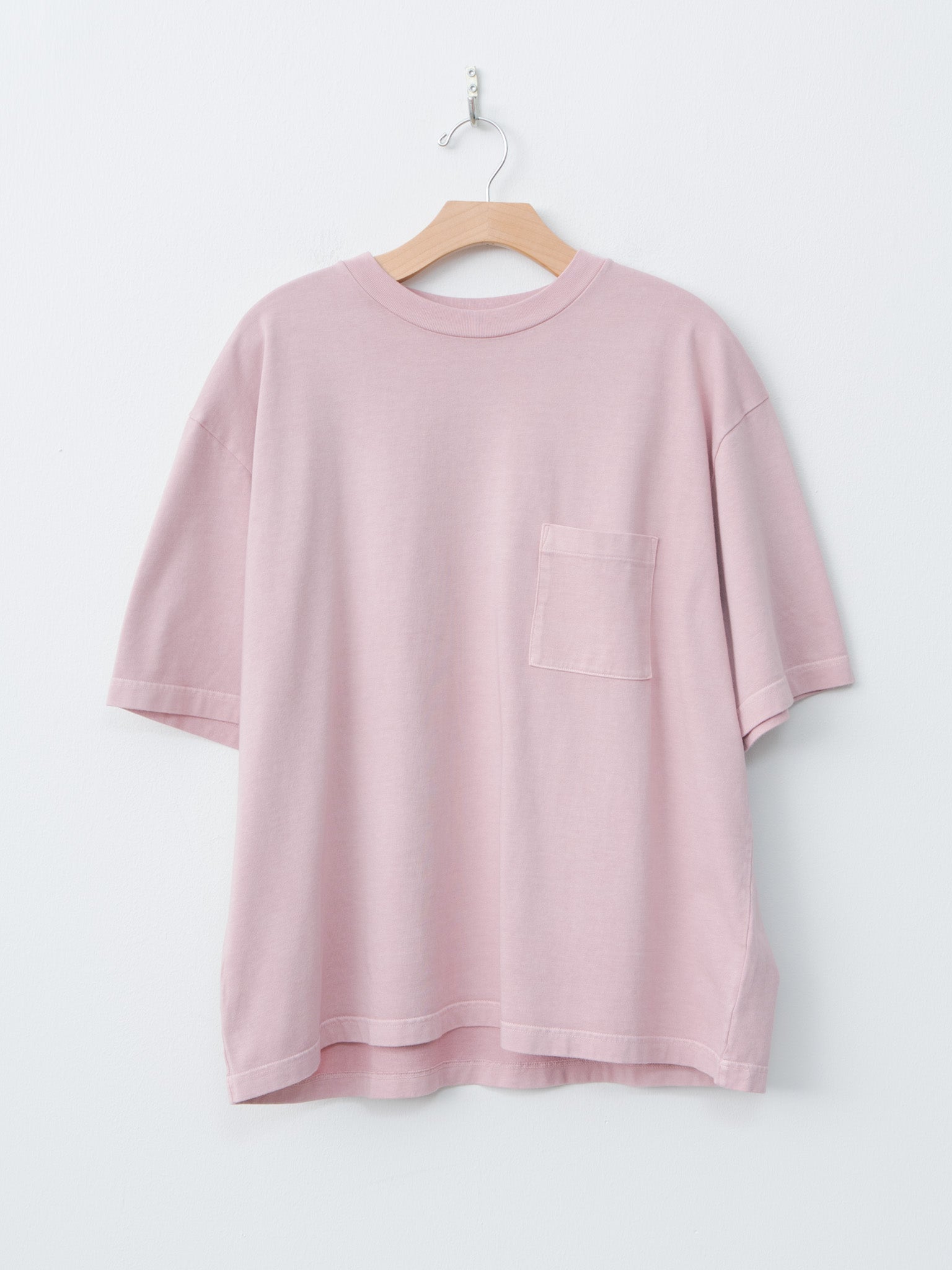 Namu Shop - Blurhms Classic Tee S/S Pocket Wide - Fade Sulfur Rose