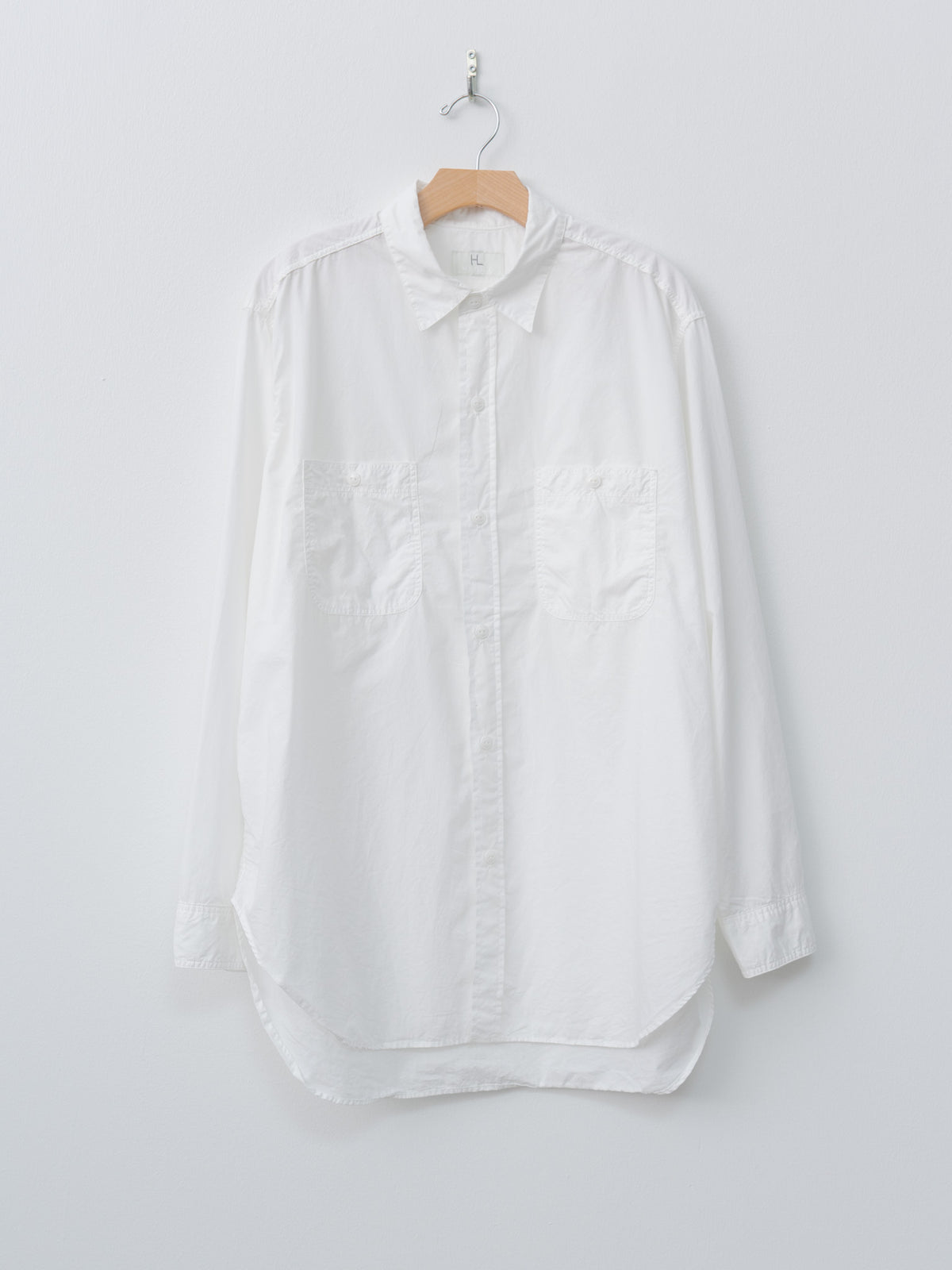 Namu Shop - Herill U.S.N Cotton Poplin Shirt - White
