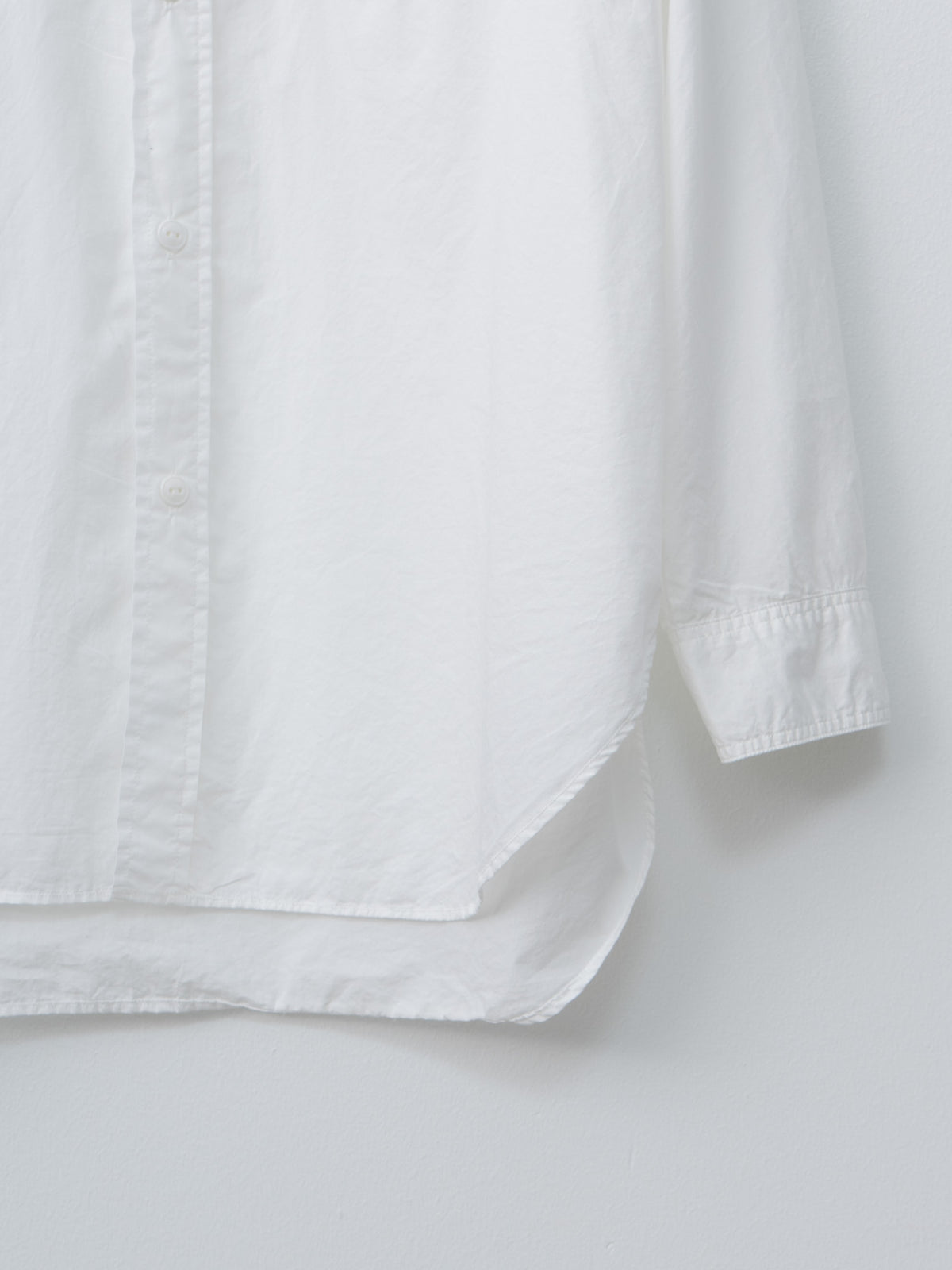 Namu Shop - Herill U.S.N Cotton Poplin Shirt - White