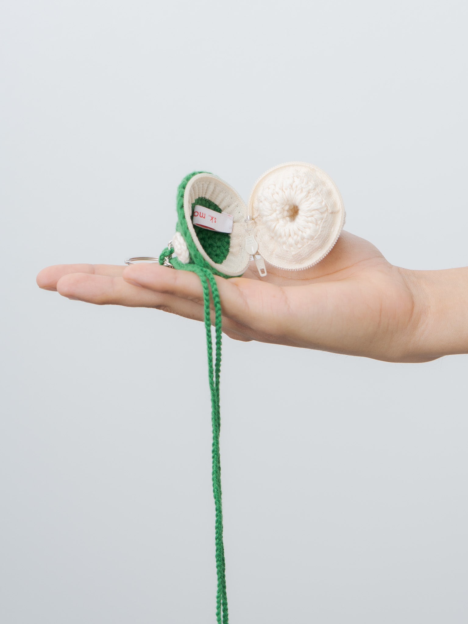 Namu Shop - S.K. Manor Hill Small Mushroom Keychain - Green Cotton