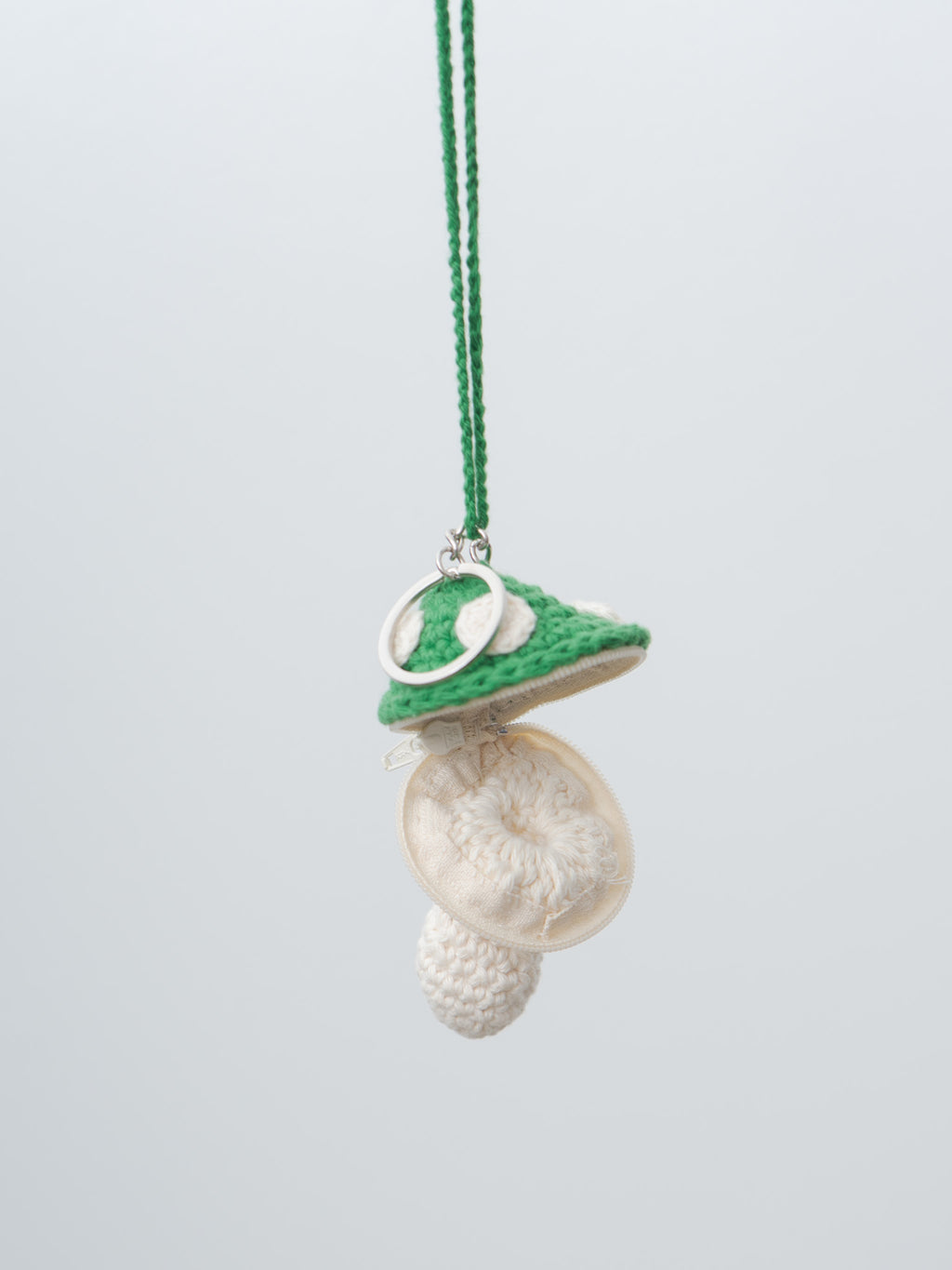 Namu Shop - S.K. Manor Hill Small Mushroom Keychain - Green Cotton