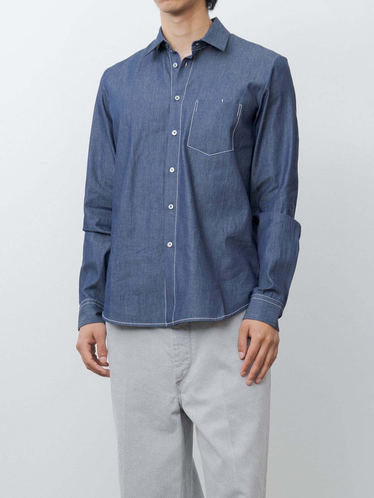 Namu Shop - Jan Machenhauer Chris Shirt - Blue