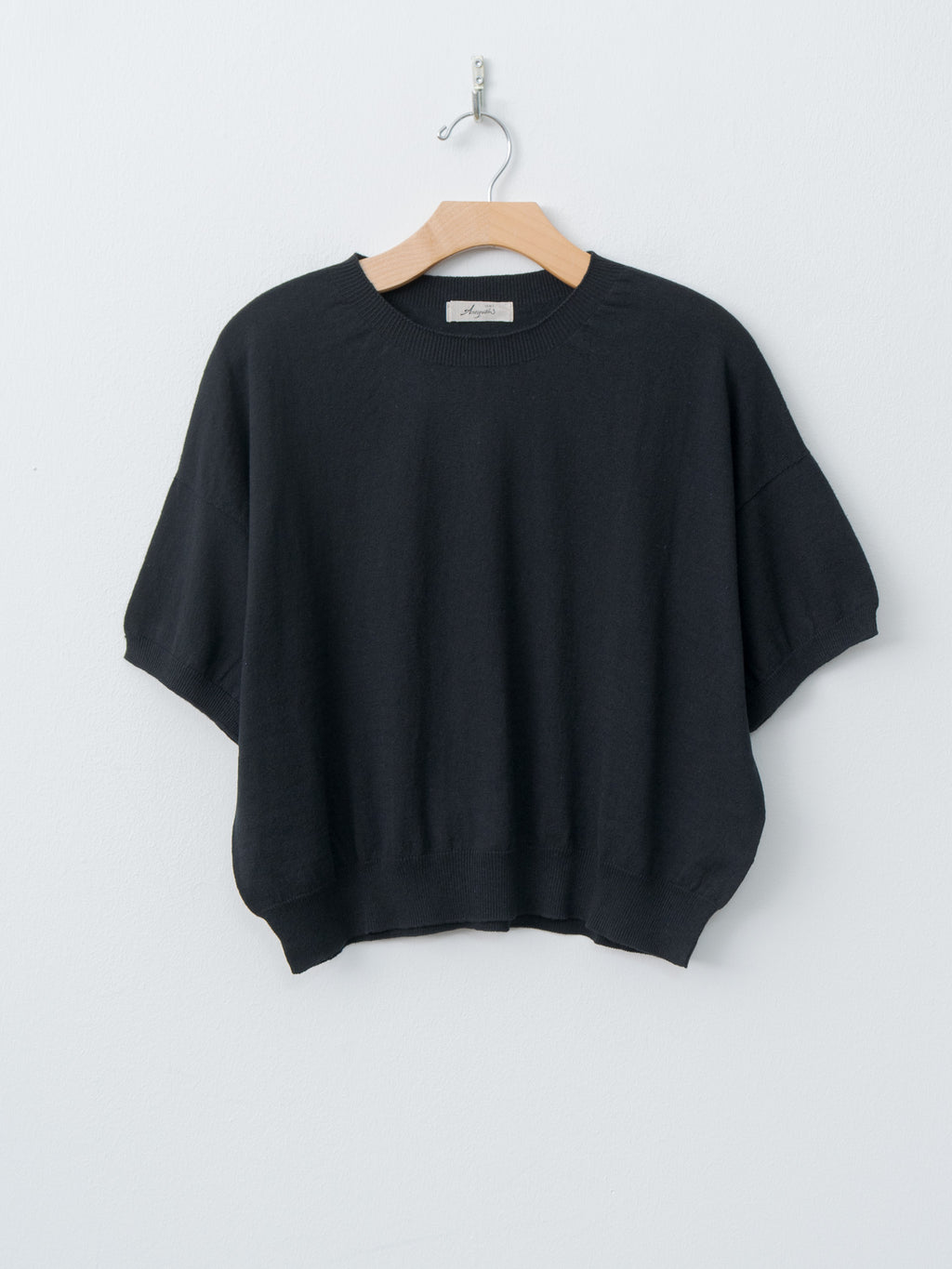 Namu Shop - Ichi Antiquites Wholegarment C/L Pullover - Black