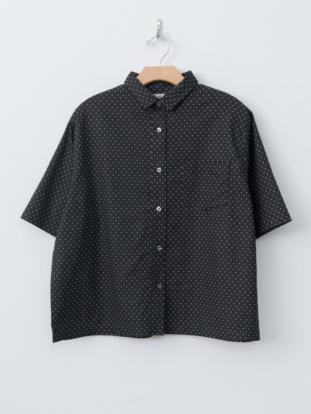 Namu Shop - Ichi Antiquites L/C Dot Shirt - Black