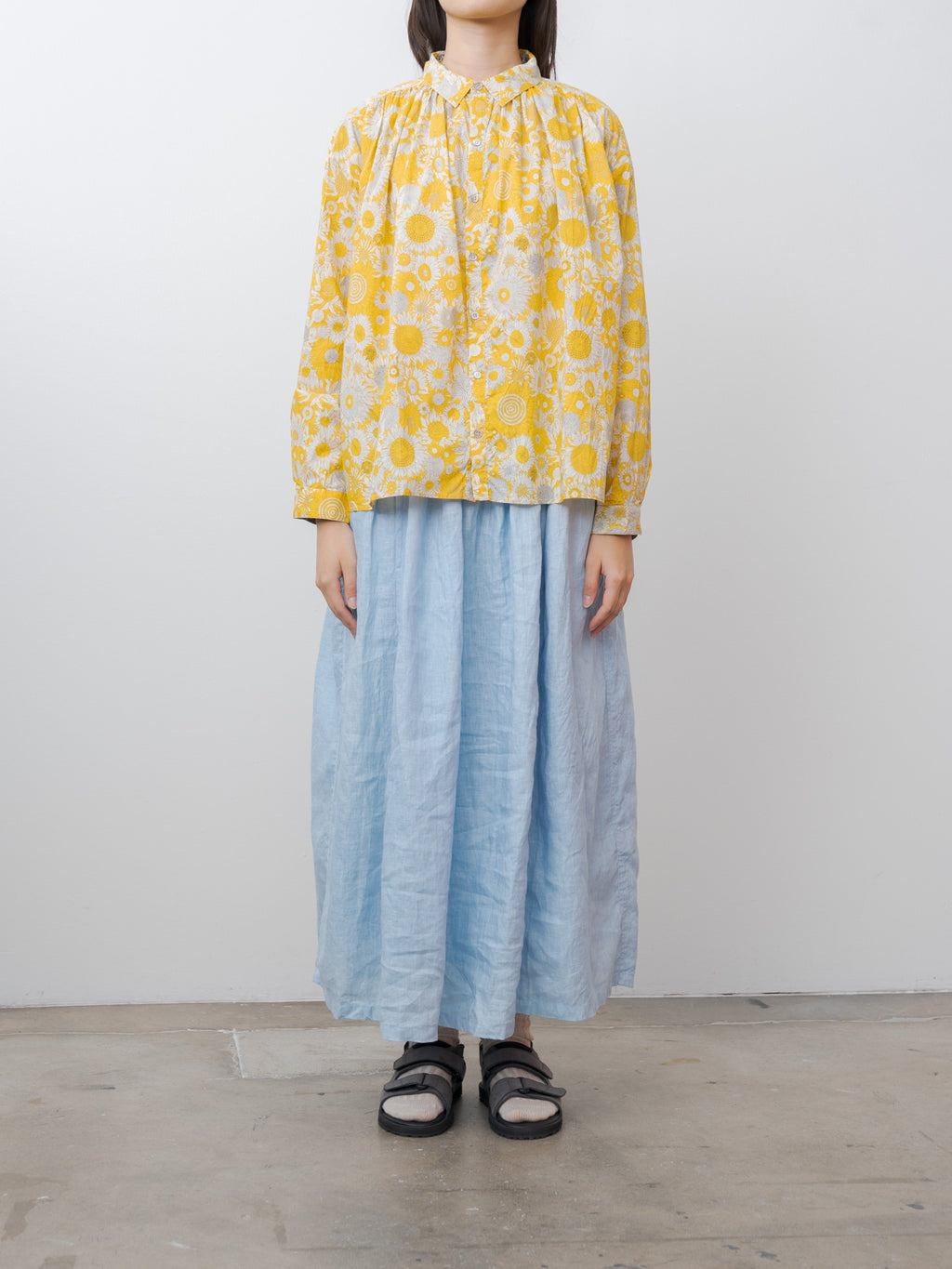 Namu Shop - Ichi Antiquites Liberty Shirt - Yellow