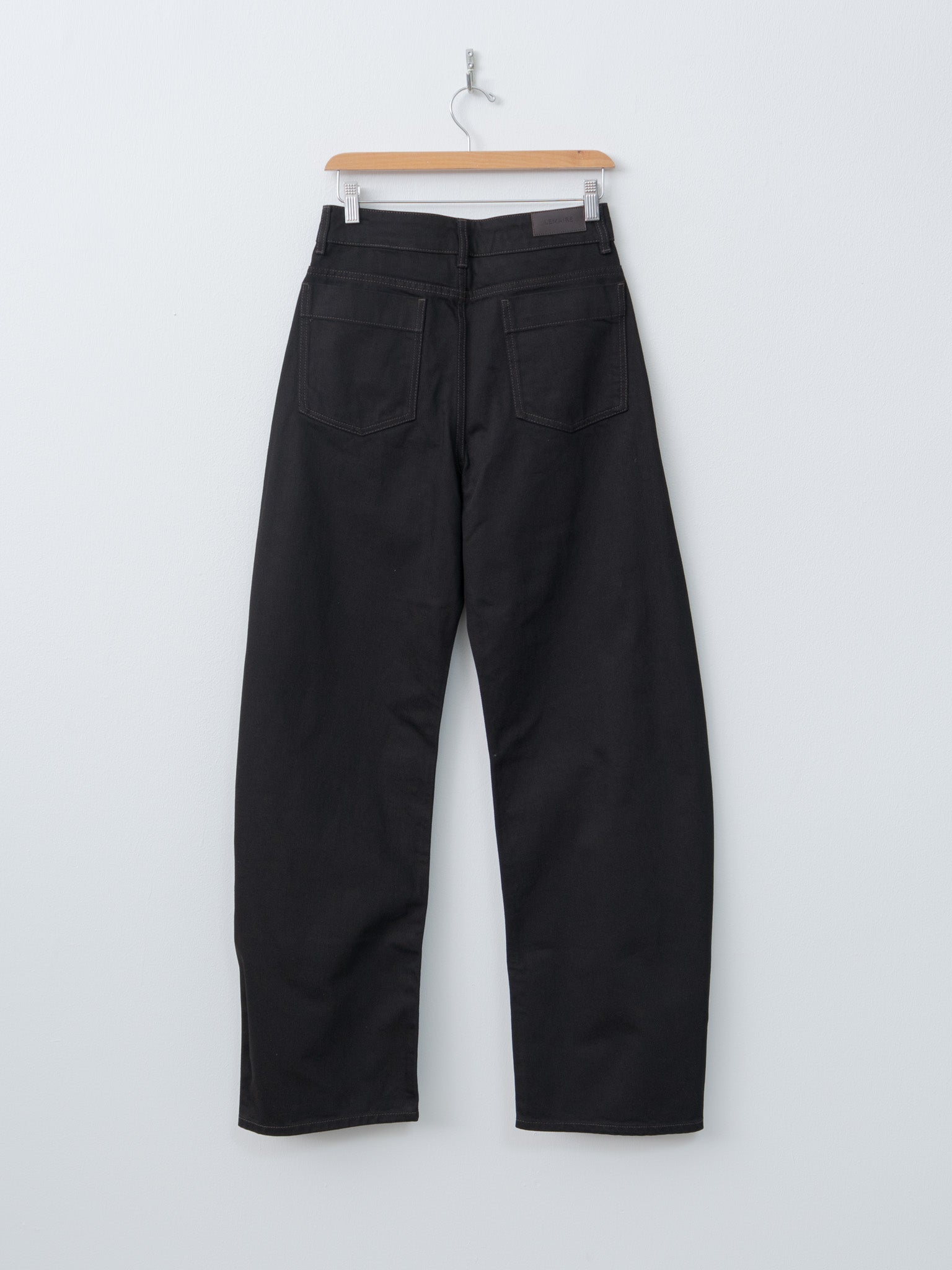 Namu Shop - Lemaire High Waisted Curved Pants - Black