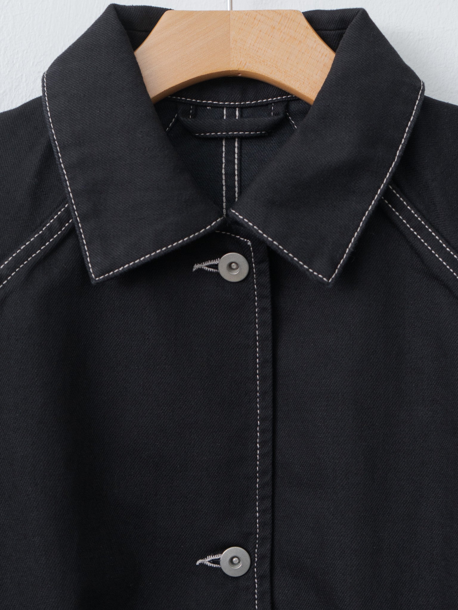 Namu Shop - Casey Casey Drays Travail Jacket DENIM - Black