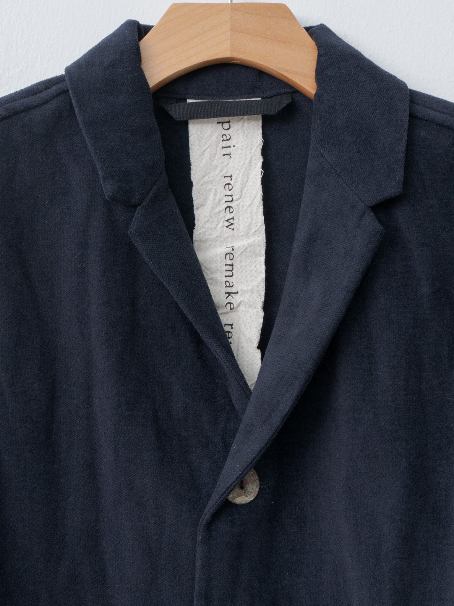 Namu Shop - Album di Famiglia Loose Coat Inox Velvet - Ink