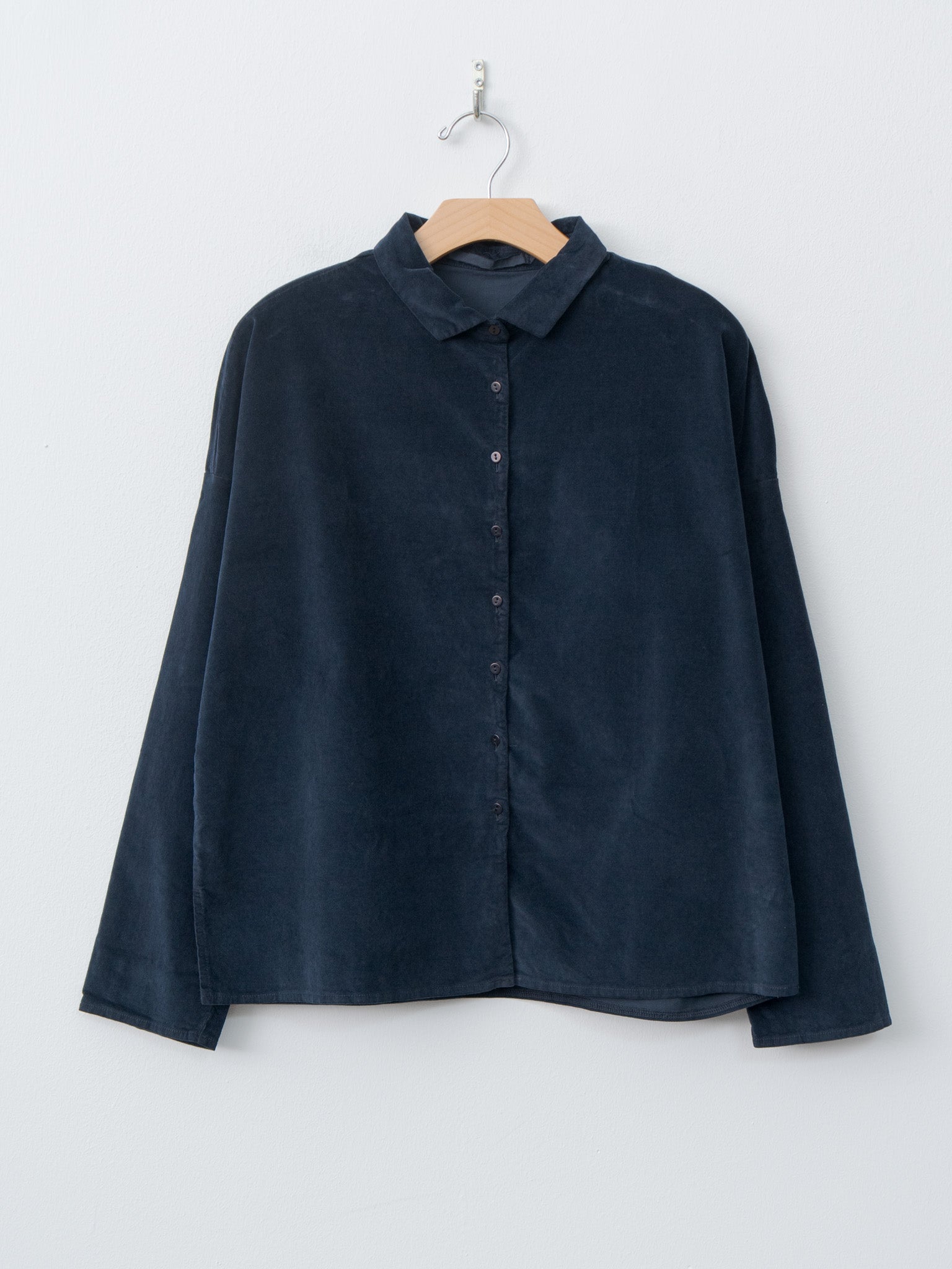 Namu Shop - Album di Famiglia Short Collar Shirt V - Ink