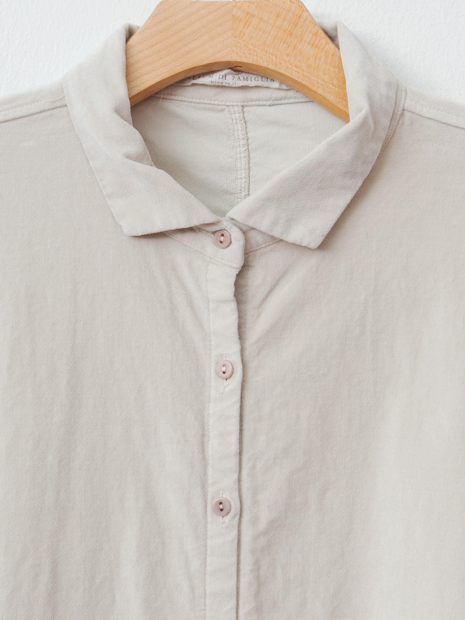 Namu Shop - Album di Famiglia Long Shirt Dress V - Oatmeal