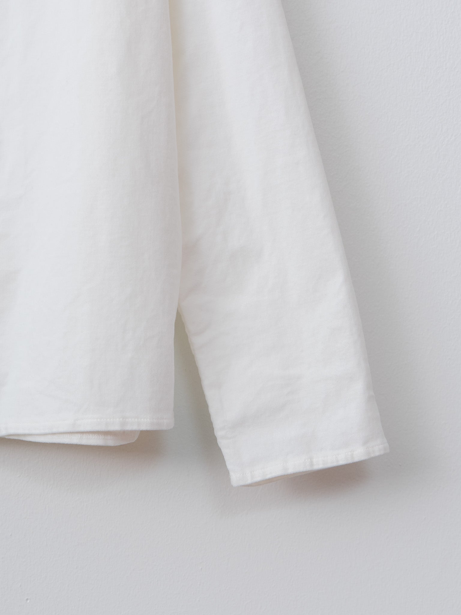 Namu Shop - Album di Famiglia Short Collar Shirt V - Milk