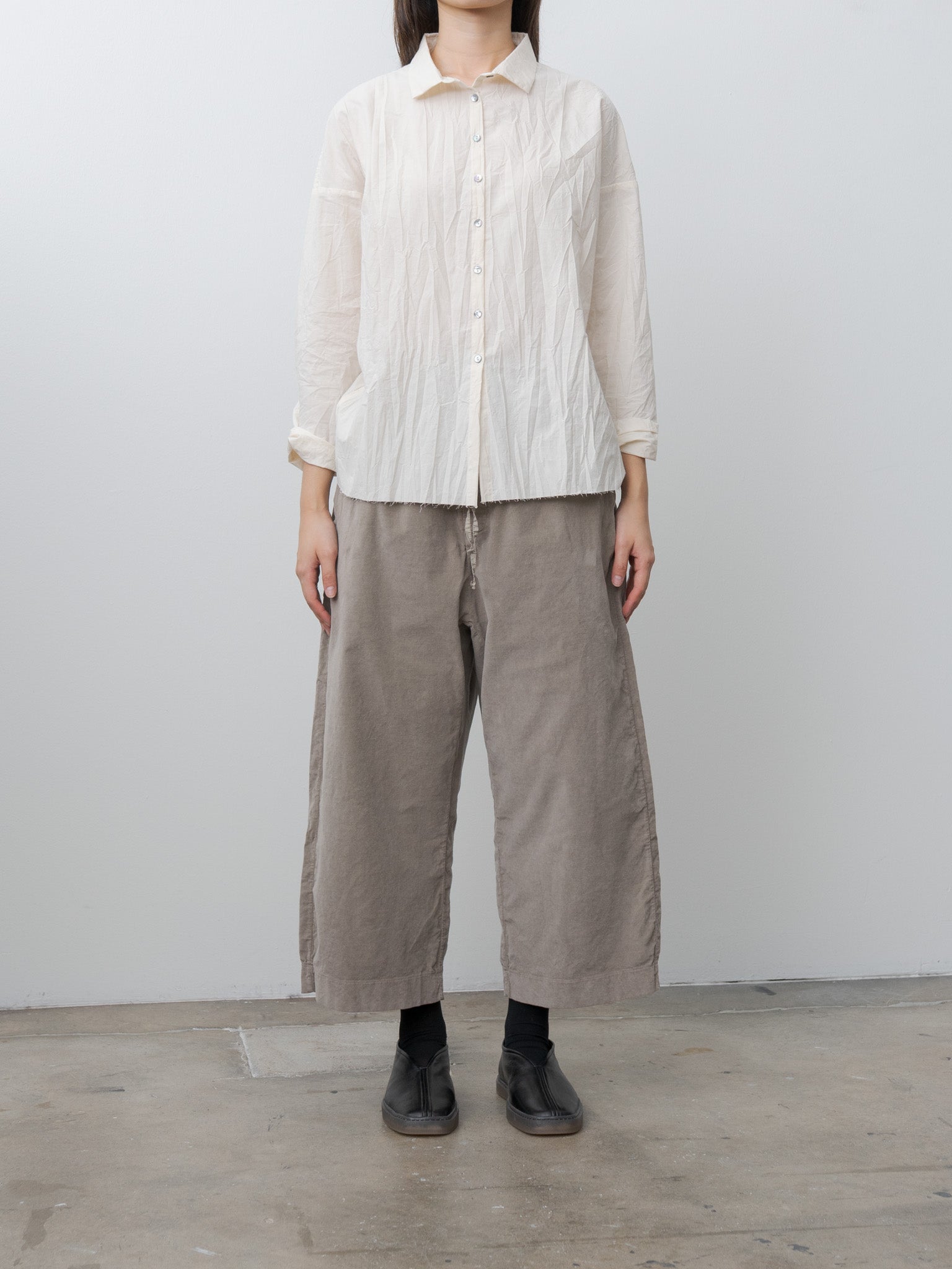 Namu Shop - Album di Famiglia Short Collar Shirt LWR - Natural