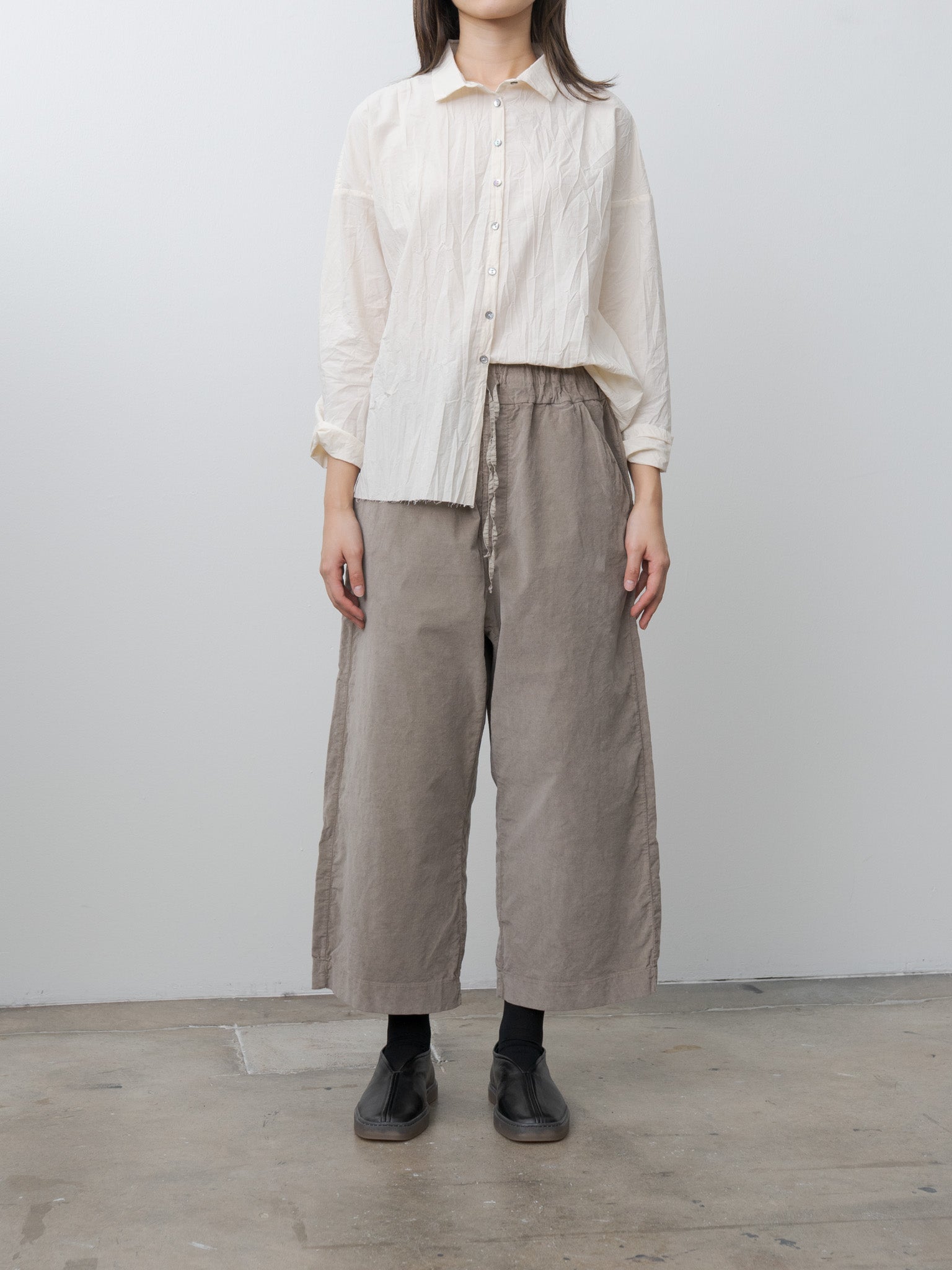 Namu Shop - Album di Famiglia Short Collar Shirt LWR - Natural