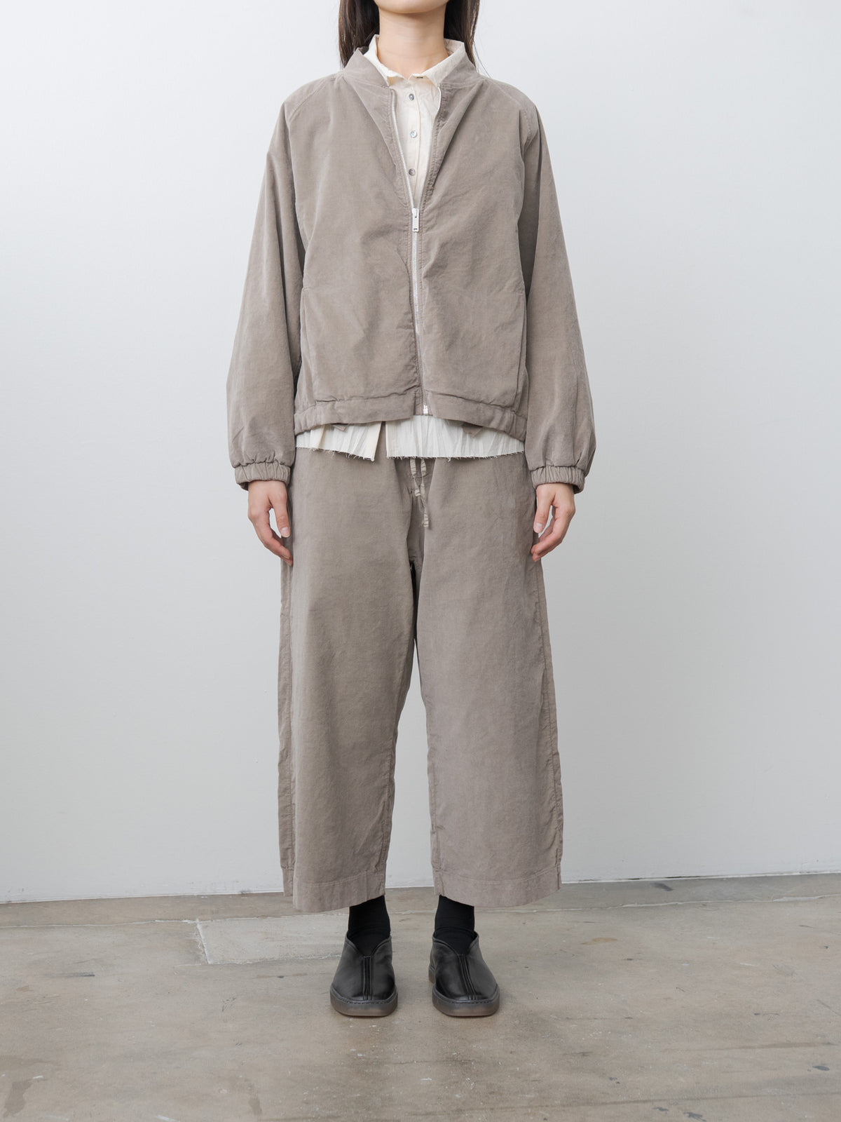 Namu Shop - Album di Famiglia W&S Trousers V - Marron Glace