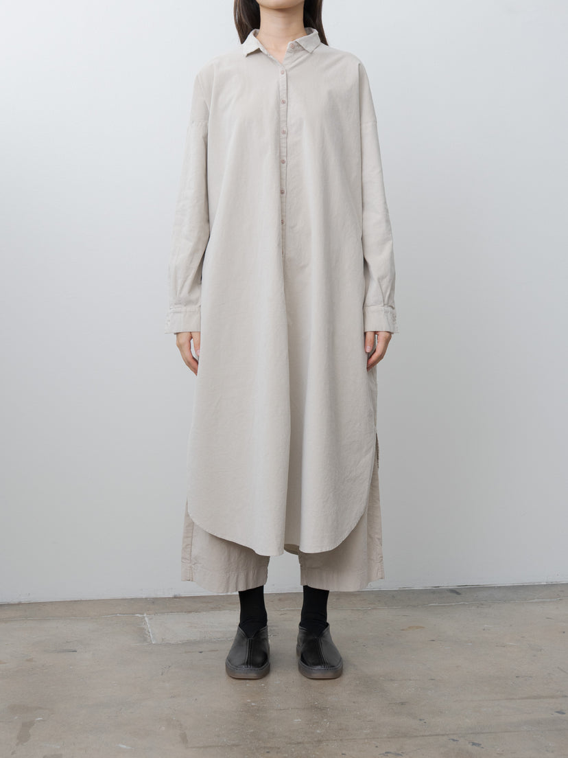Namu Shop - Album di Famiglia Long Shirt Dress V - Oatmeal