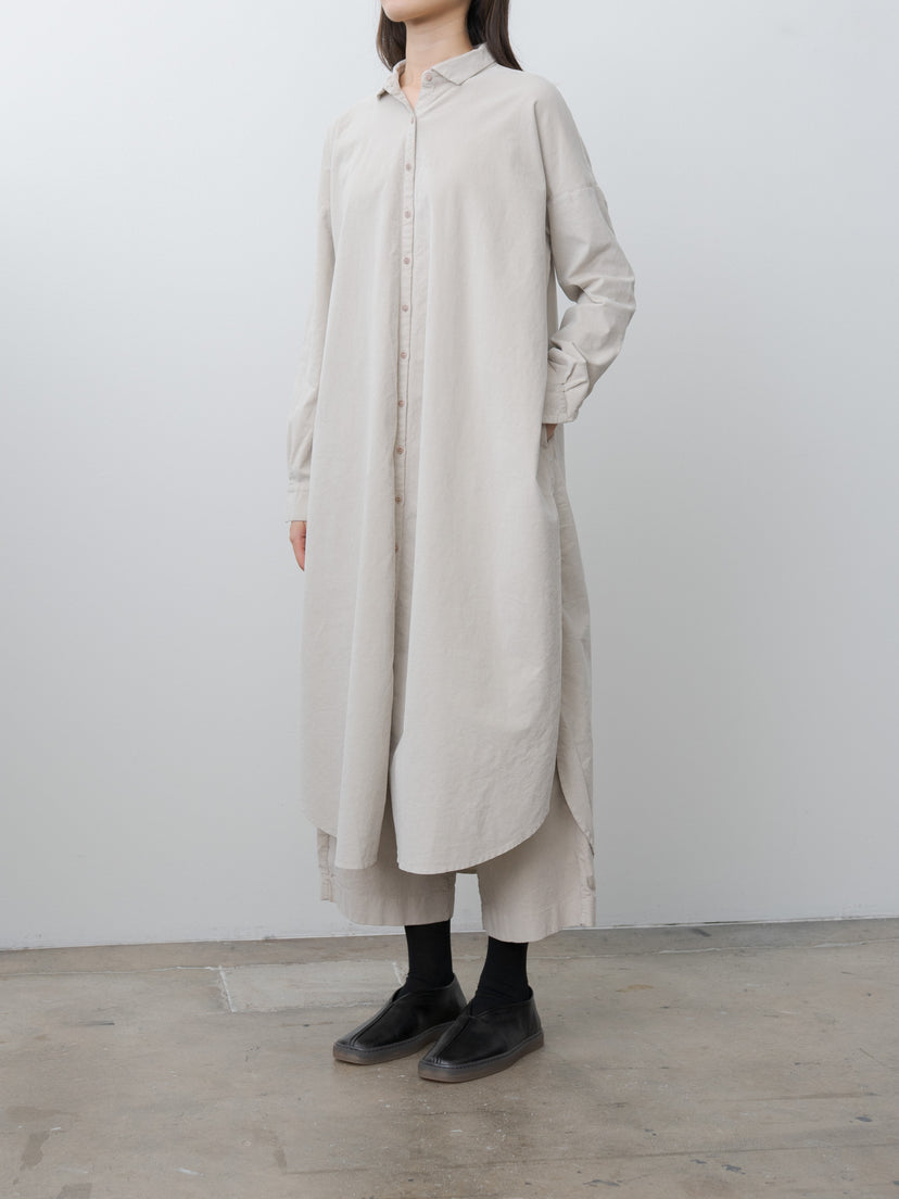 Namu Shop - Album di Famiglia Long Shirt Dress V - Oatmeal