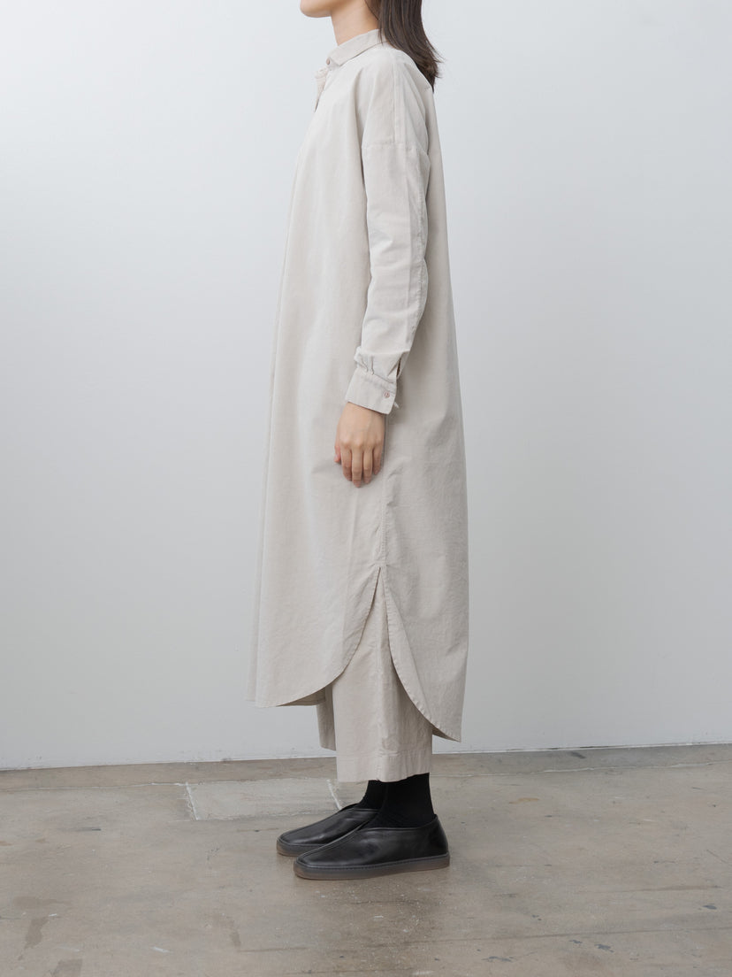 Namu Shop - Album di Famiglia Long Shirt Dress V - Oatmeal