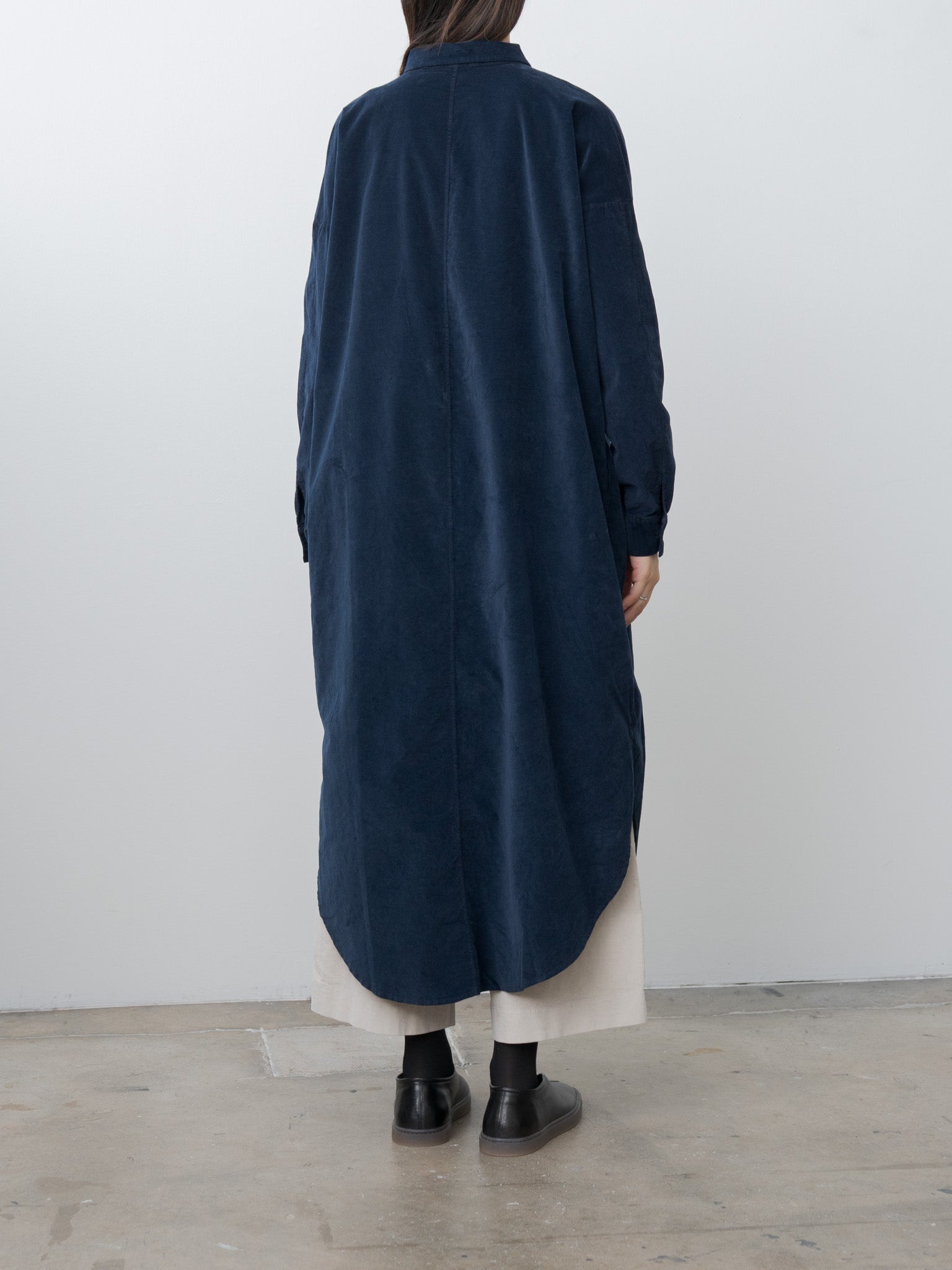 Namu Shop - Album di Famiglia Long Shirt Dress V - Ink