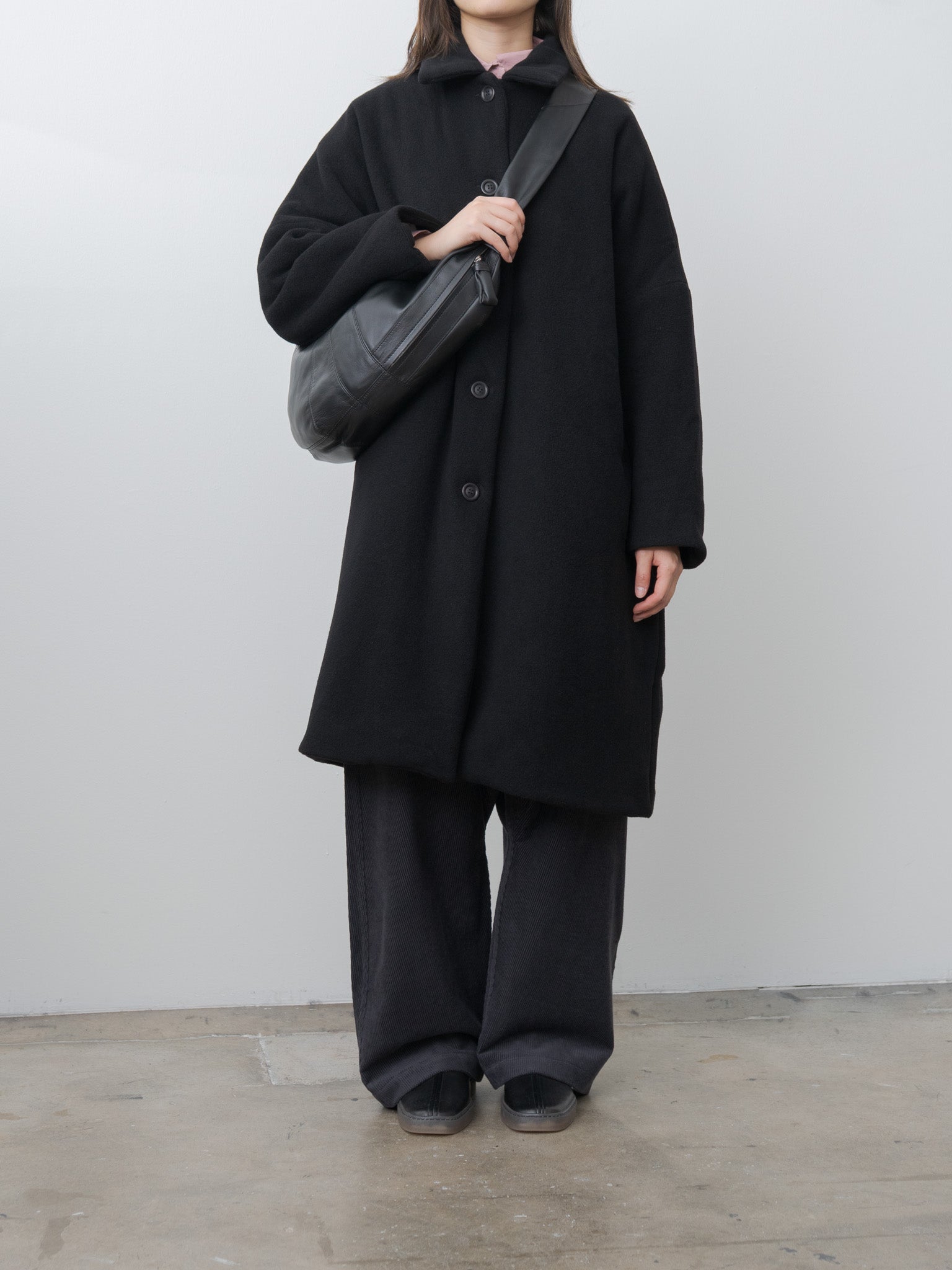Namu Shop - Casey Casey Big Blobby Coat KASPER - Black