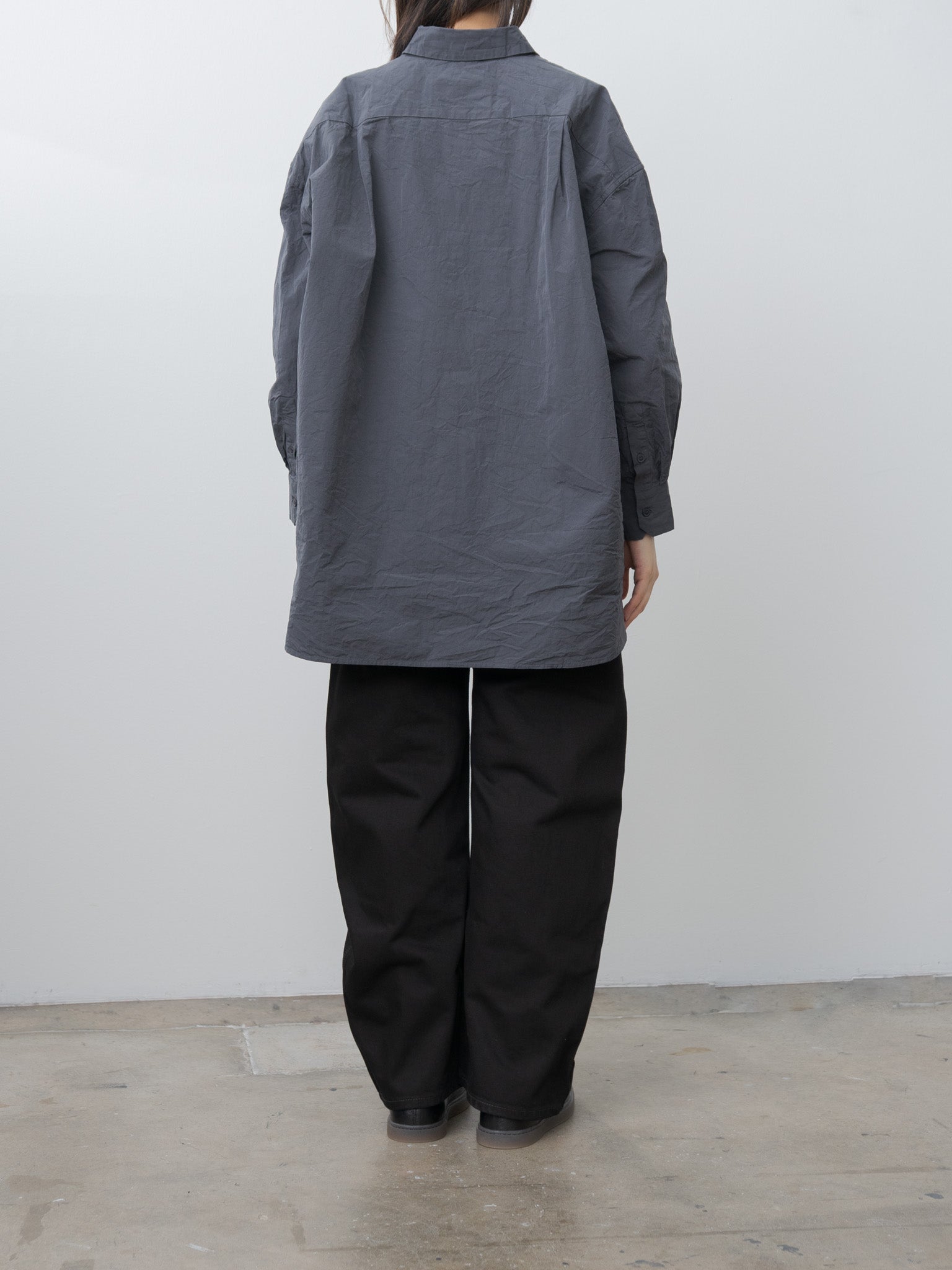 Namu Shop - Casey Casey Hamnet Shirt PAPER COT - Blue Skull