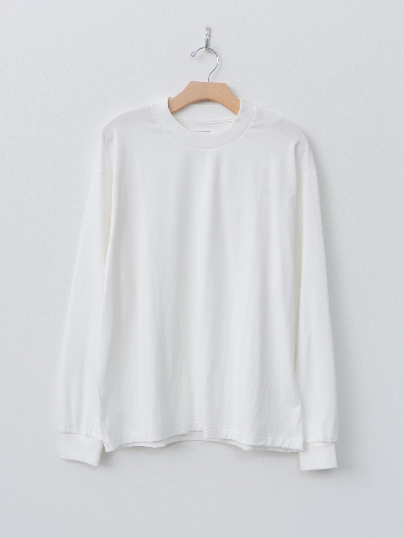 Namu Shop - Kaptain Sunshine Suvin Supima Tube L/S Tee Light - White
