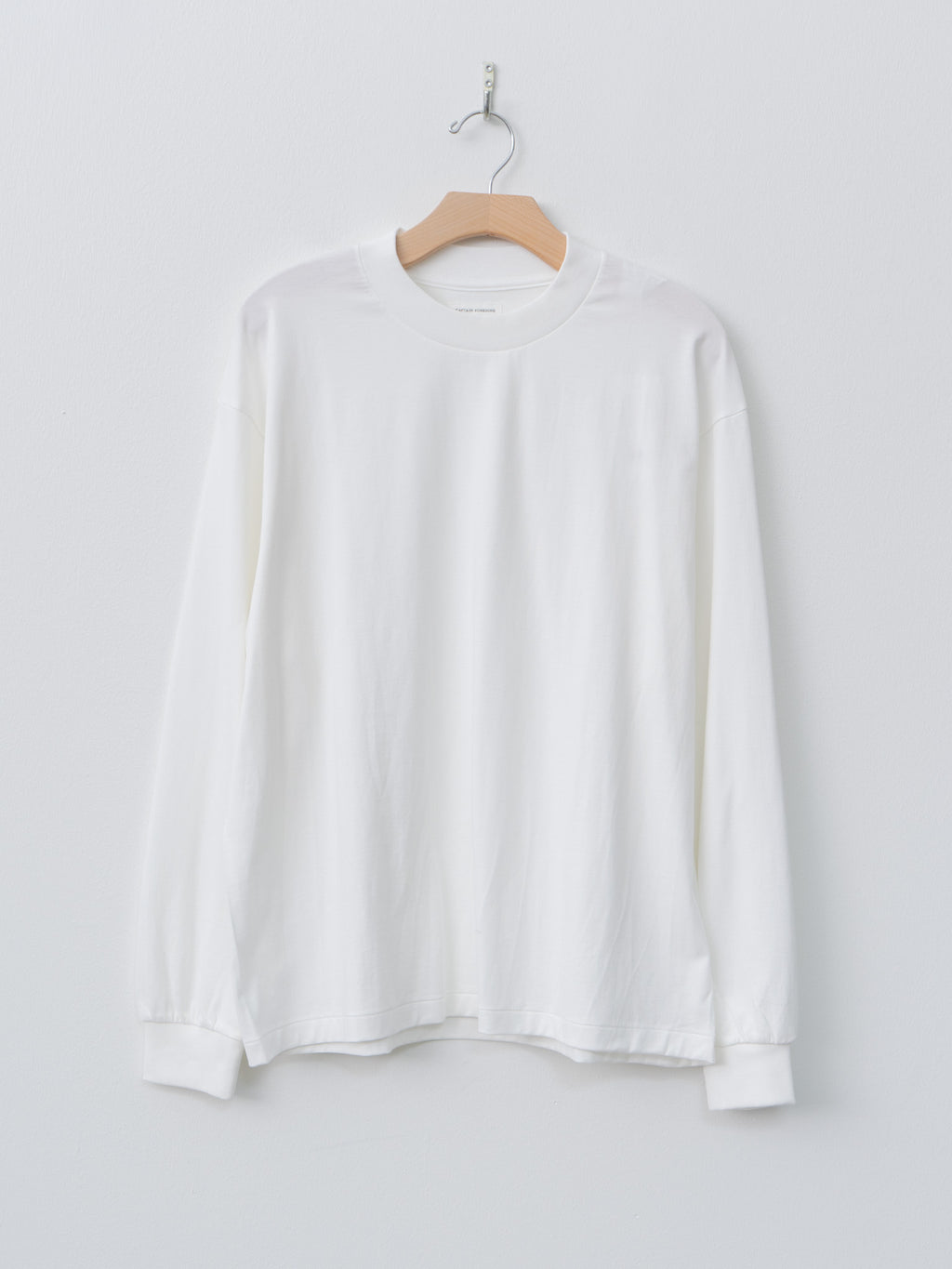 Suvin Supima Tube L/S Tee Light - White