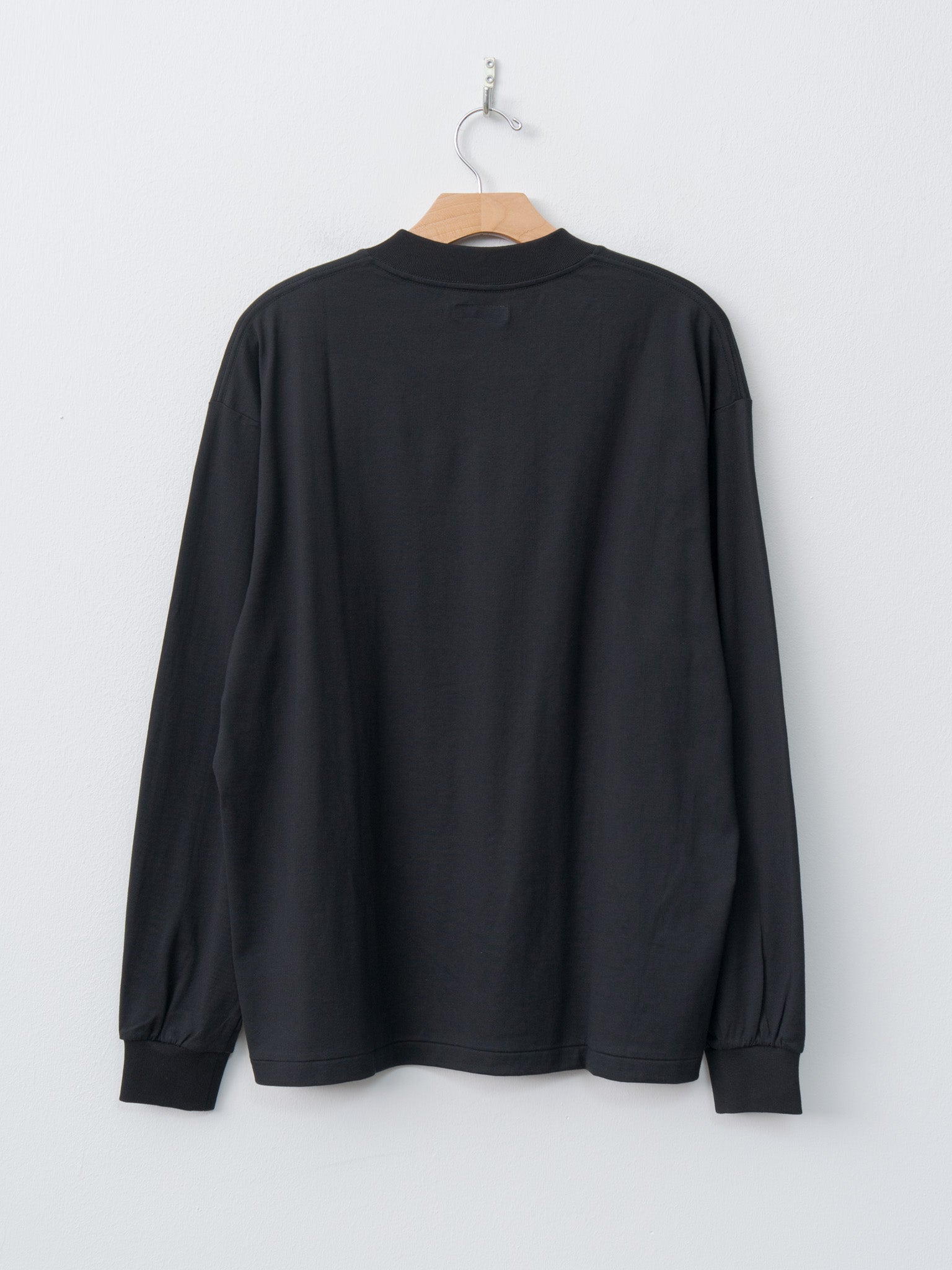 Namu Shop - Kaptain Sunshine Suvin Supima Tube L/S Tee Light - Black