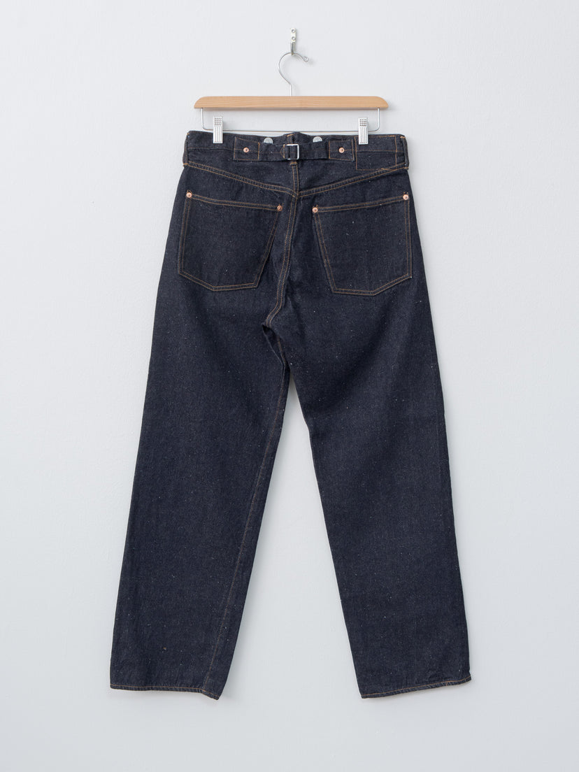 Namu Shop - Kaptain Sunshine 1930 Straight Denim Pants - Indigo One Wash