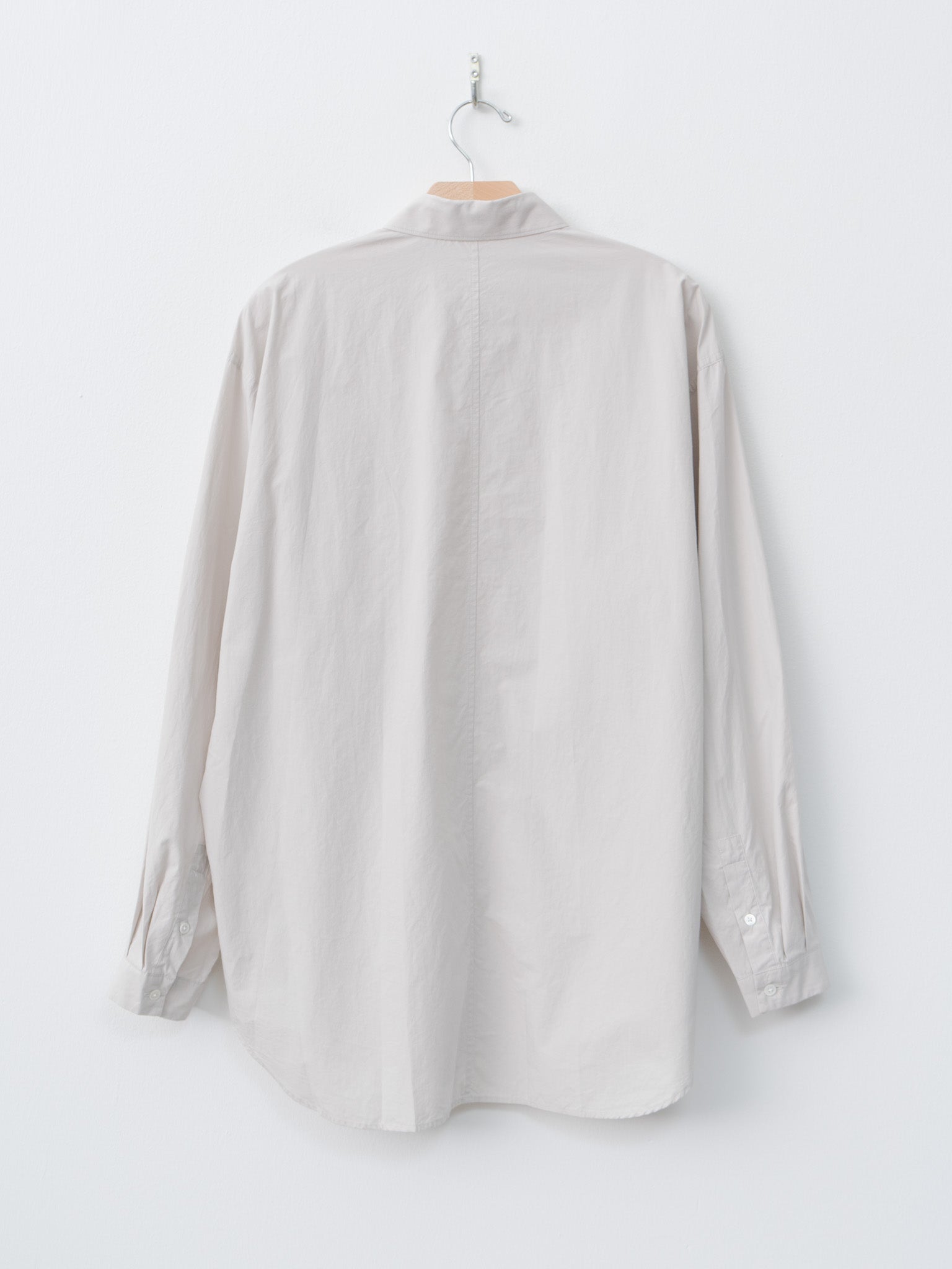 Namu Shop - Aton Suvin Broad Washed Shirt - Gray