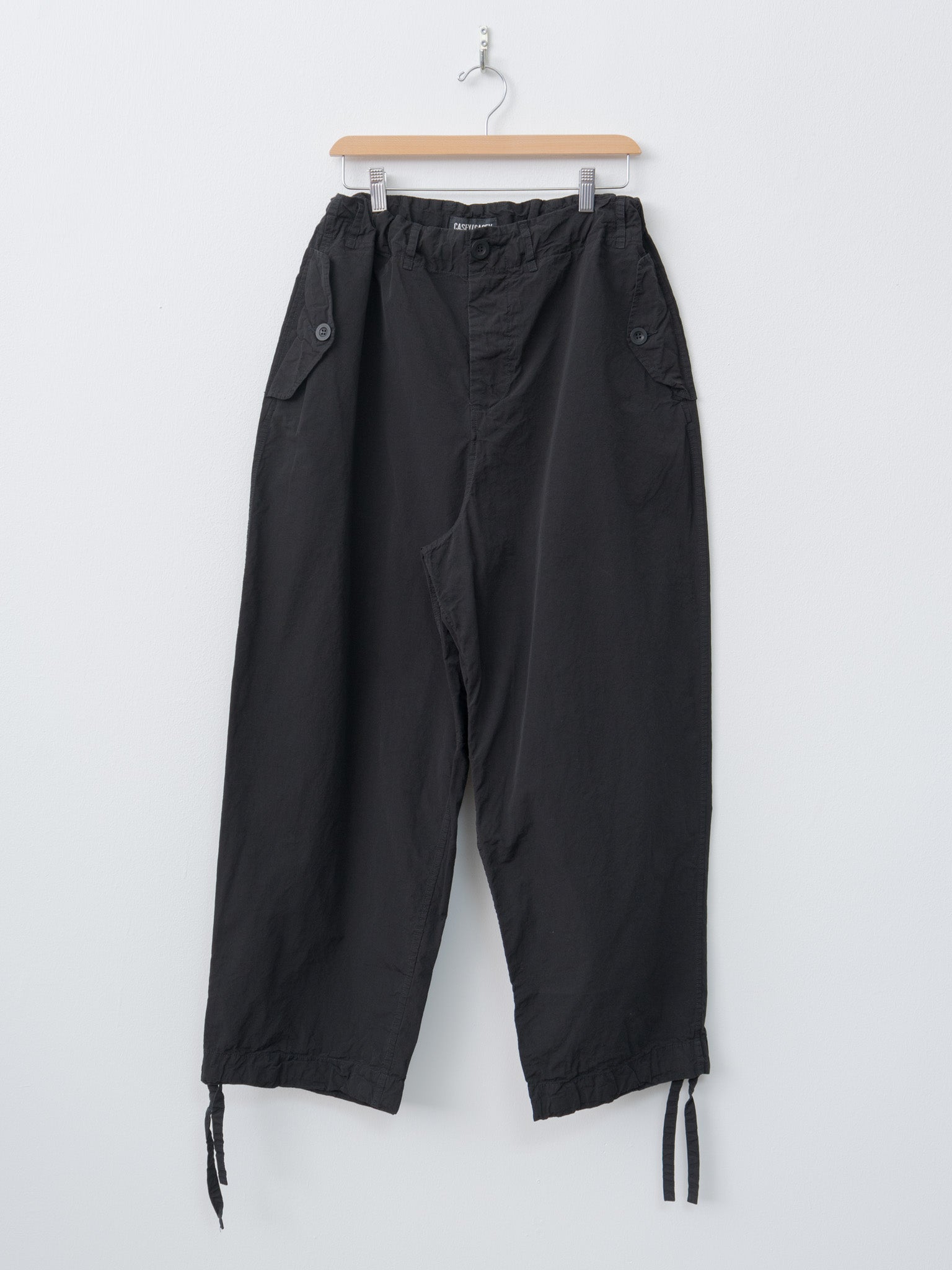 Namu Shop - Casey Casey Abel Pants PAPER COT - Pitch Black
