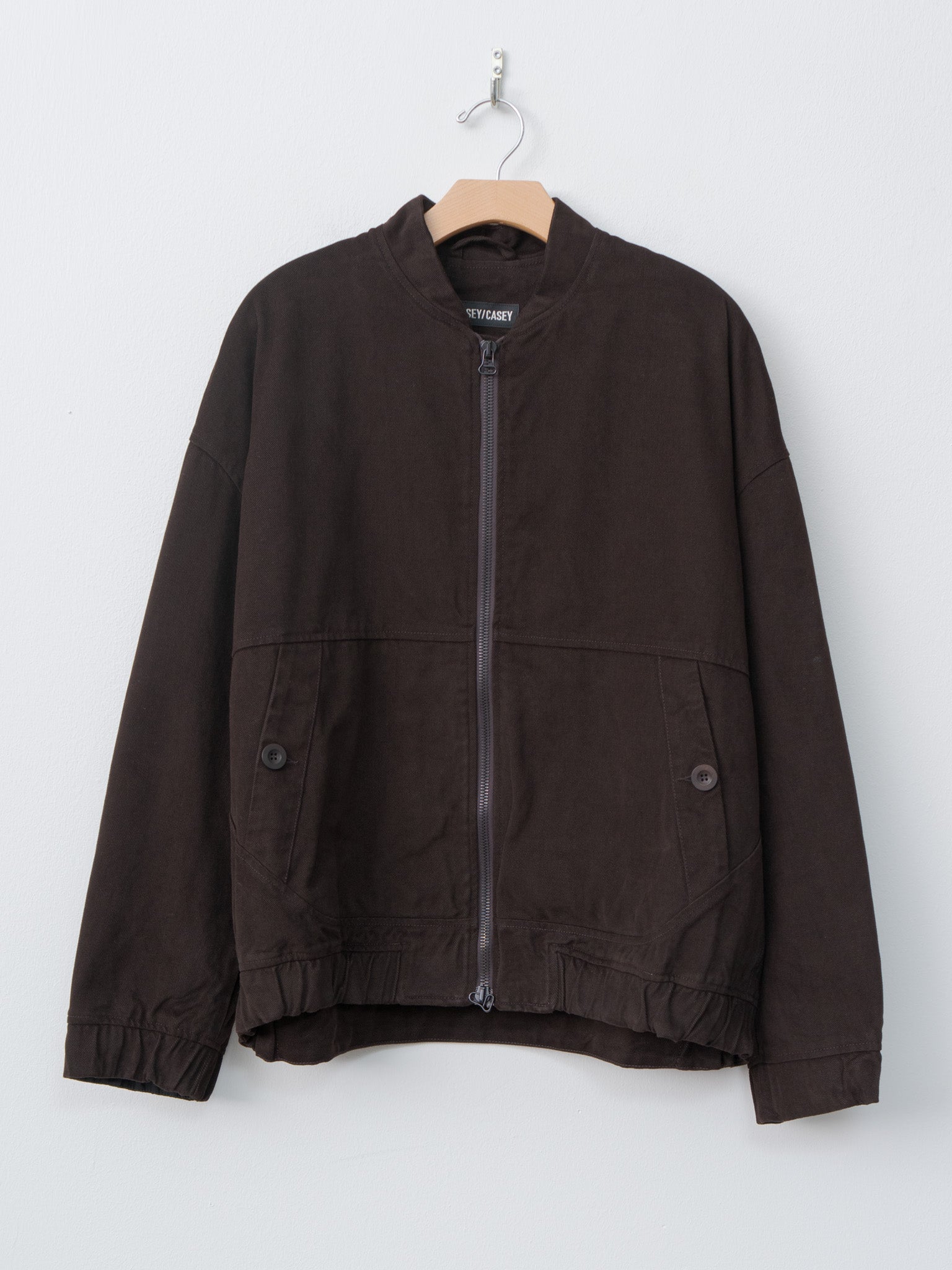 CASEY CASEY : MIKA BLOUSON ブラウン S Namu Shop - Casey Casey Mika Blouson SOFTY - Chocolate
