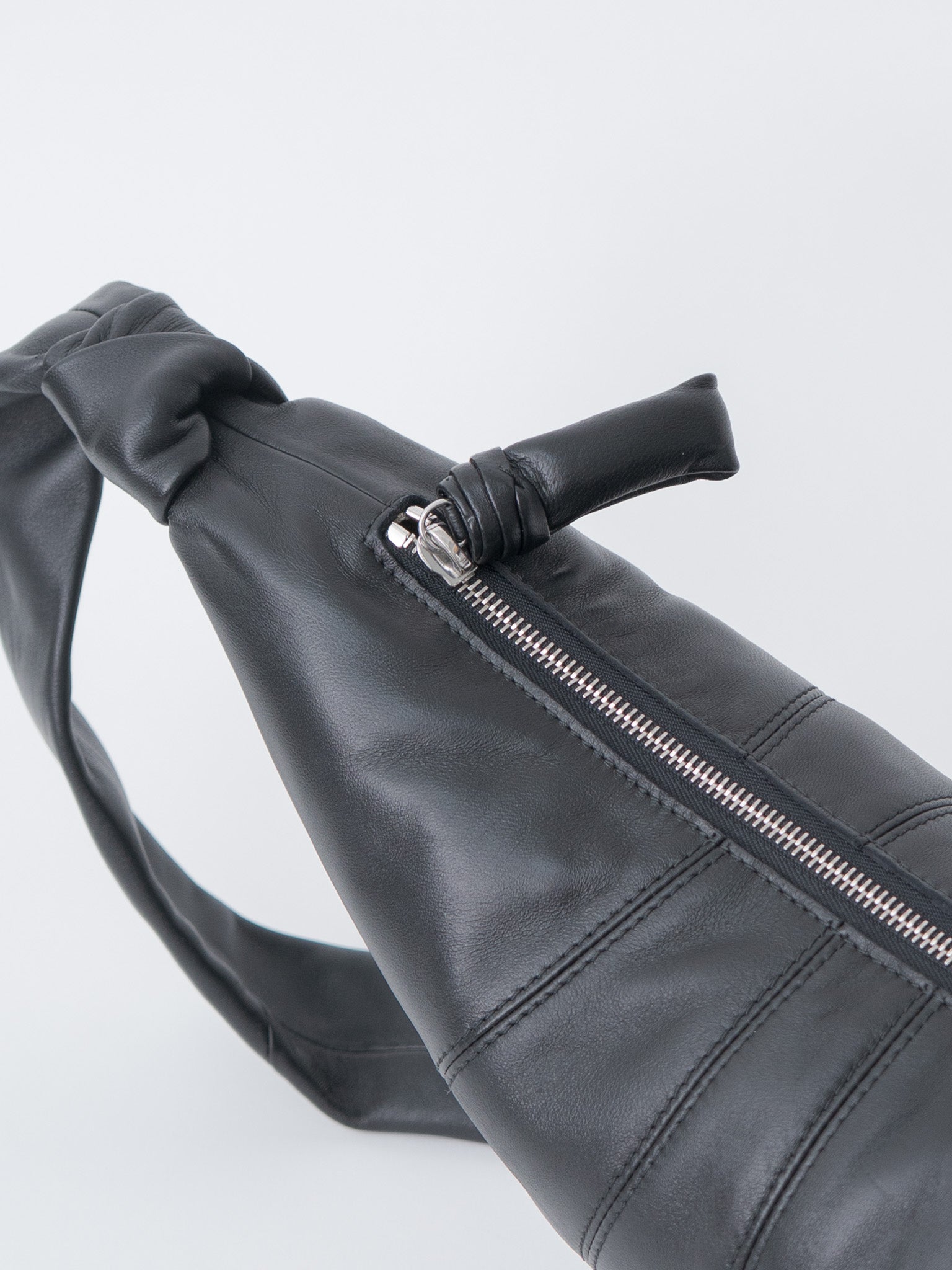 Namu Shop - Lemaire Medium Croissant Bag - Black (soft nappa leather)