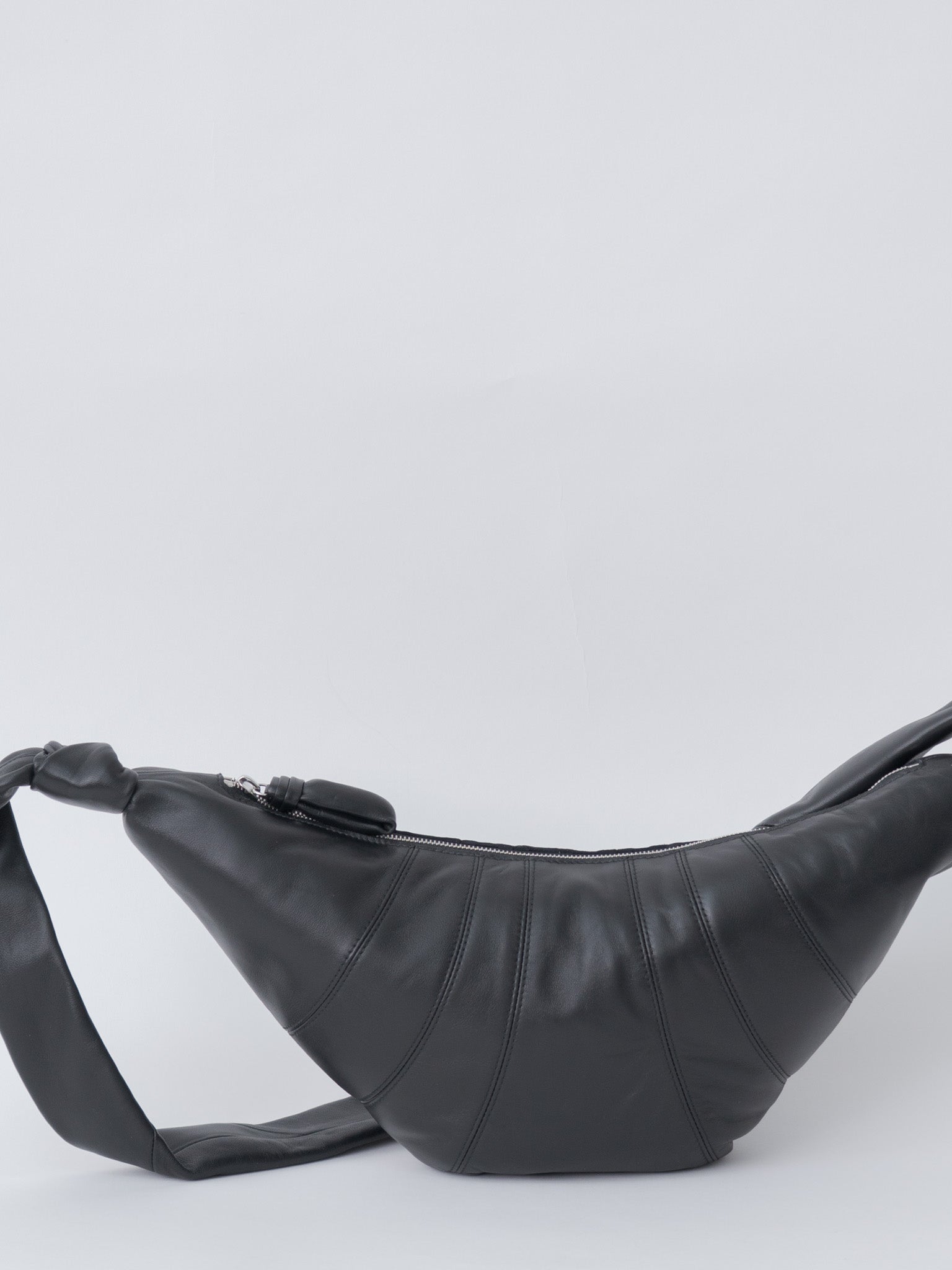 Namu Shop - Lemaire Medium Croissant Bag - Black (soft nappa leather)
