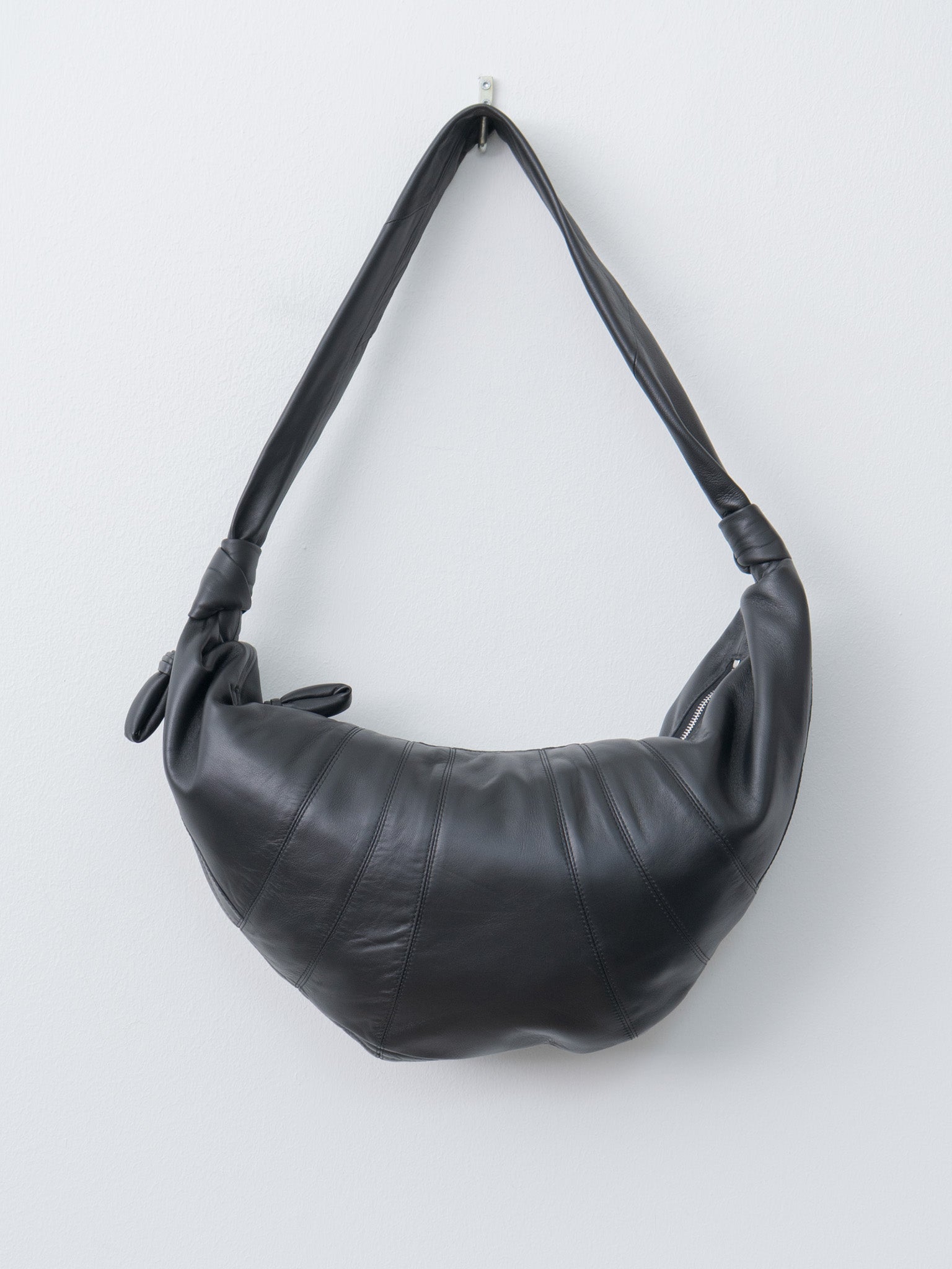 Namu Shop - Lemaire Large Croissant Bag - Black (soft nappa leather)