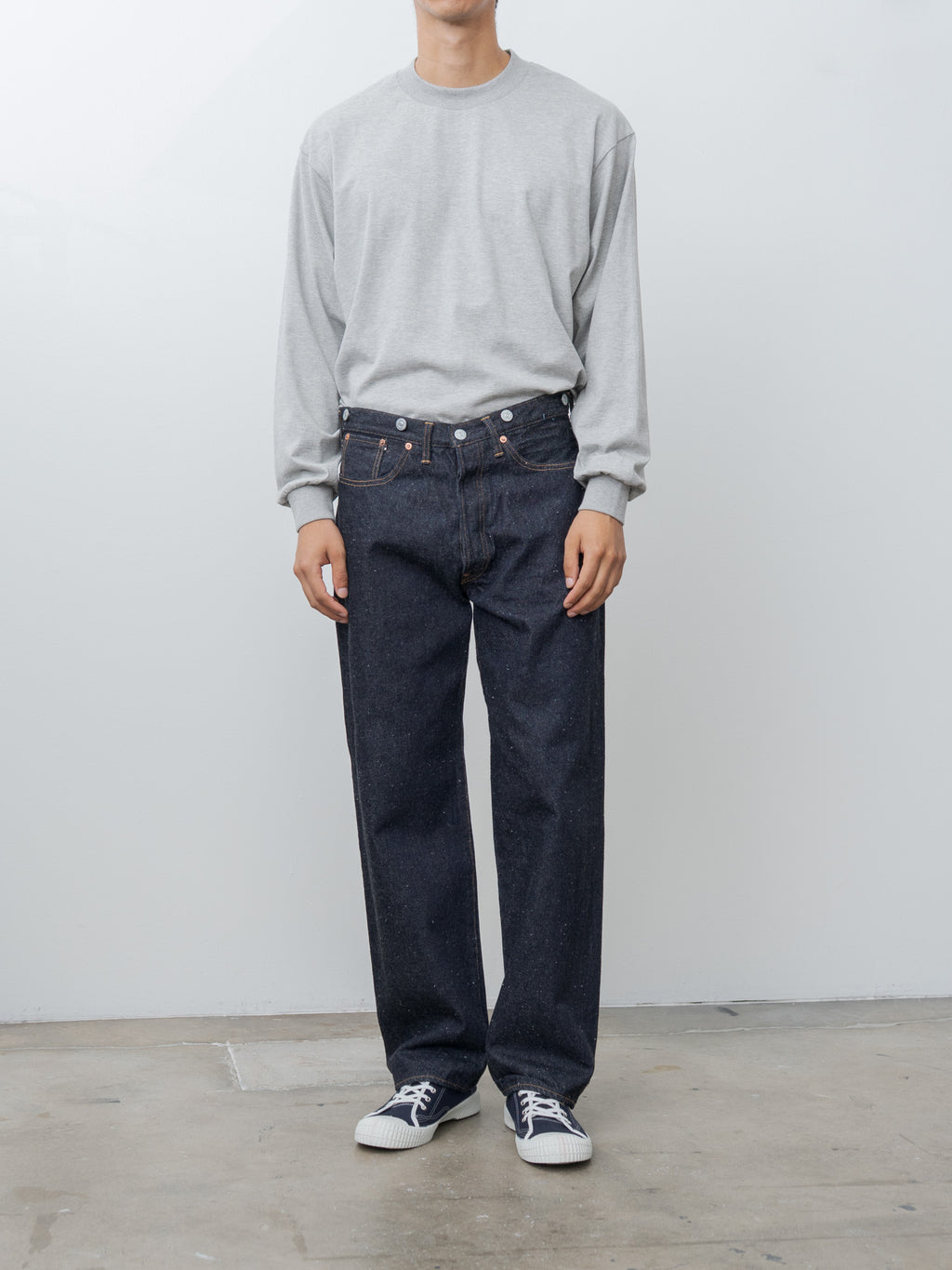 1930 Straight Denim Pants - Indigo One Wash