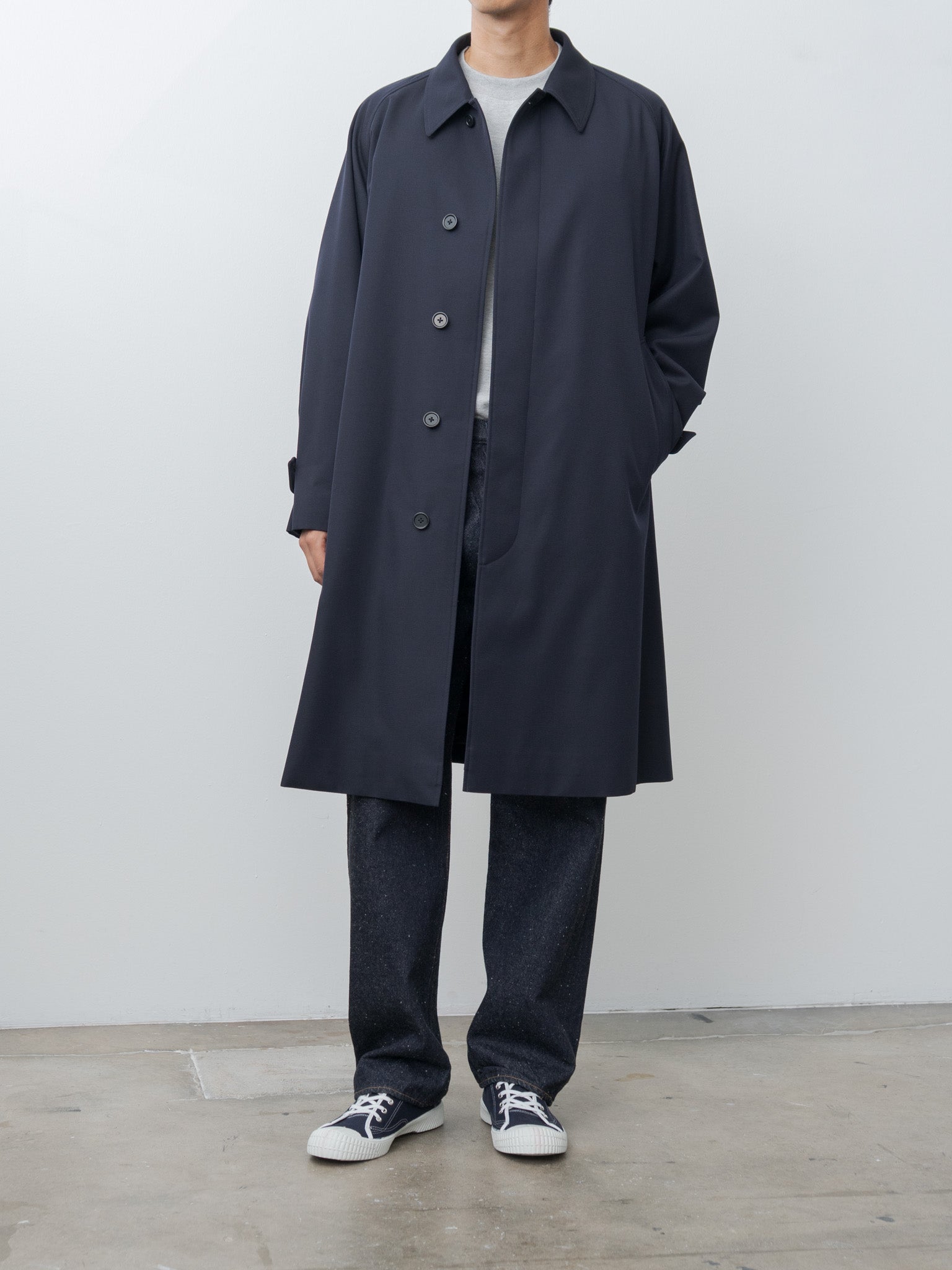 Namu Shop - Kaptain Sunshine Walker Coat - Navy