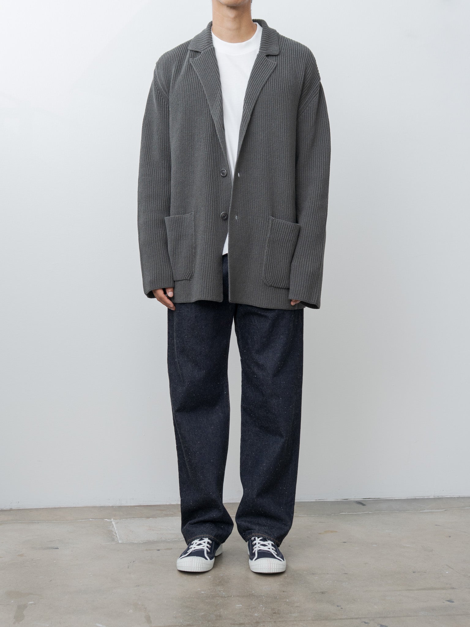 Namu Shop - Casey Casey Pannocchia Jacket CREPE COT - Storm
