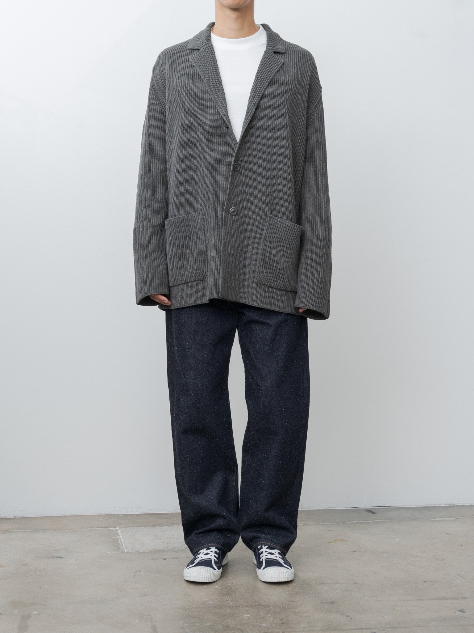 Namu Shop - Casey Casey Pannocchia Jacket CREPE COT - Storm