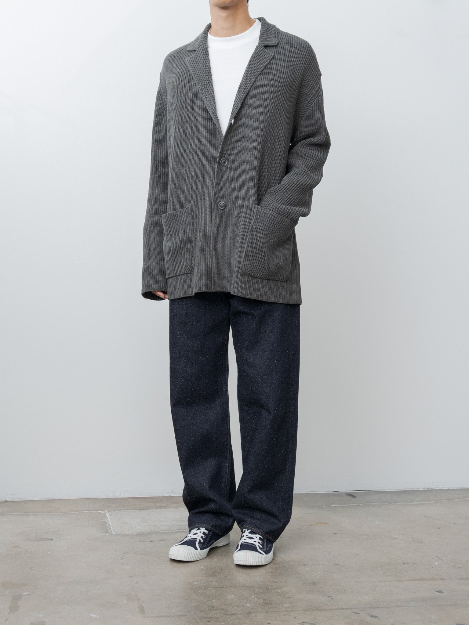 Namu Shop - Casey Casey Pannocchia Jacket CREPE COT - Storm