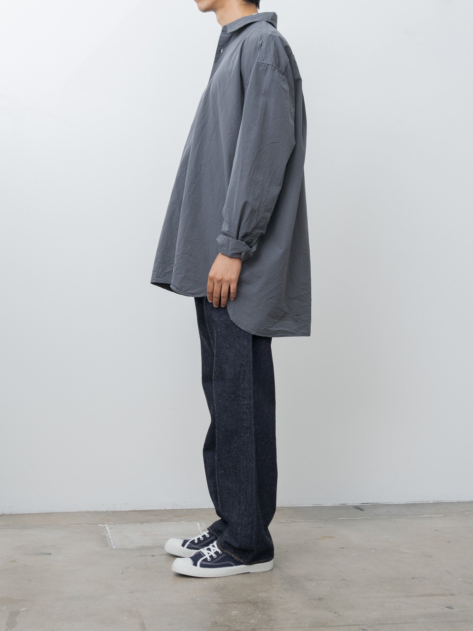Namu Shop - Casey Casey Hamnet Shirt PAPER COT - Blu Skull