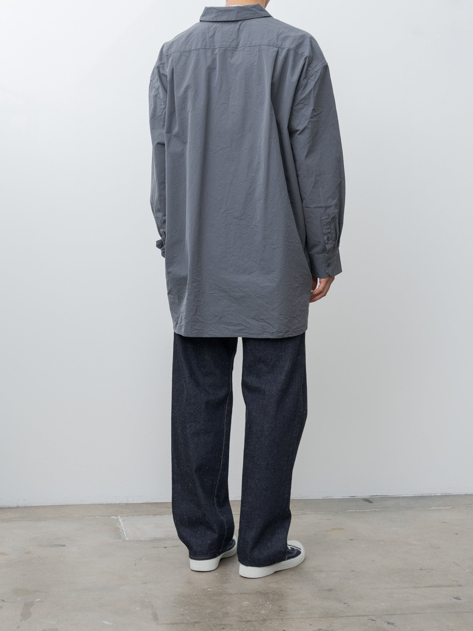 Namu Shop - Casey Casey Hamnet Shirt PAPER COT - Blu Skull