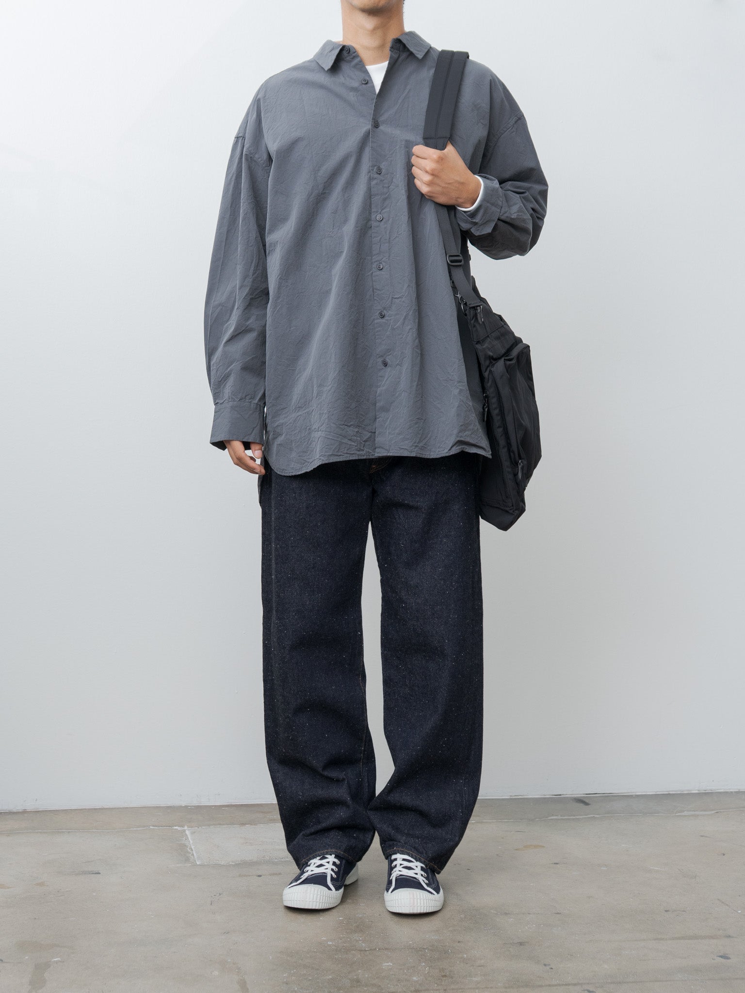 Namu Shop - Casey Casey Hamnet Shirt PAPER COT - Blu Skull